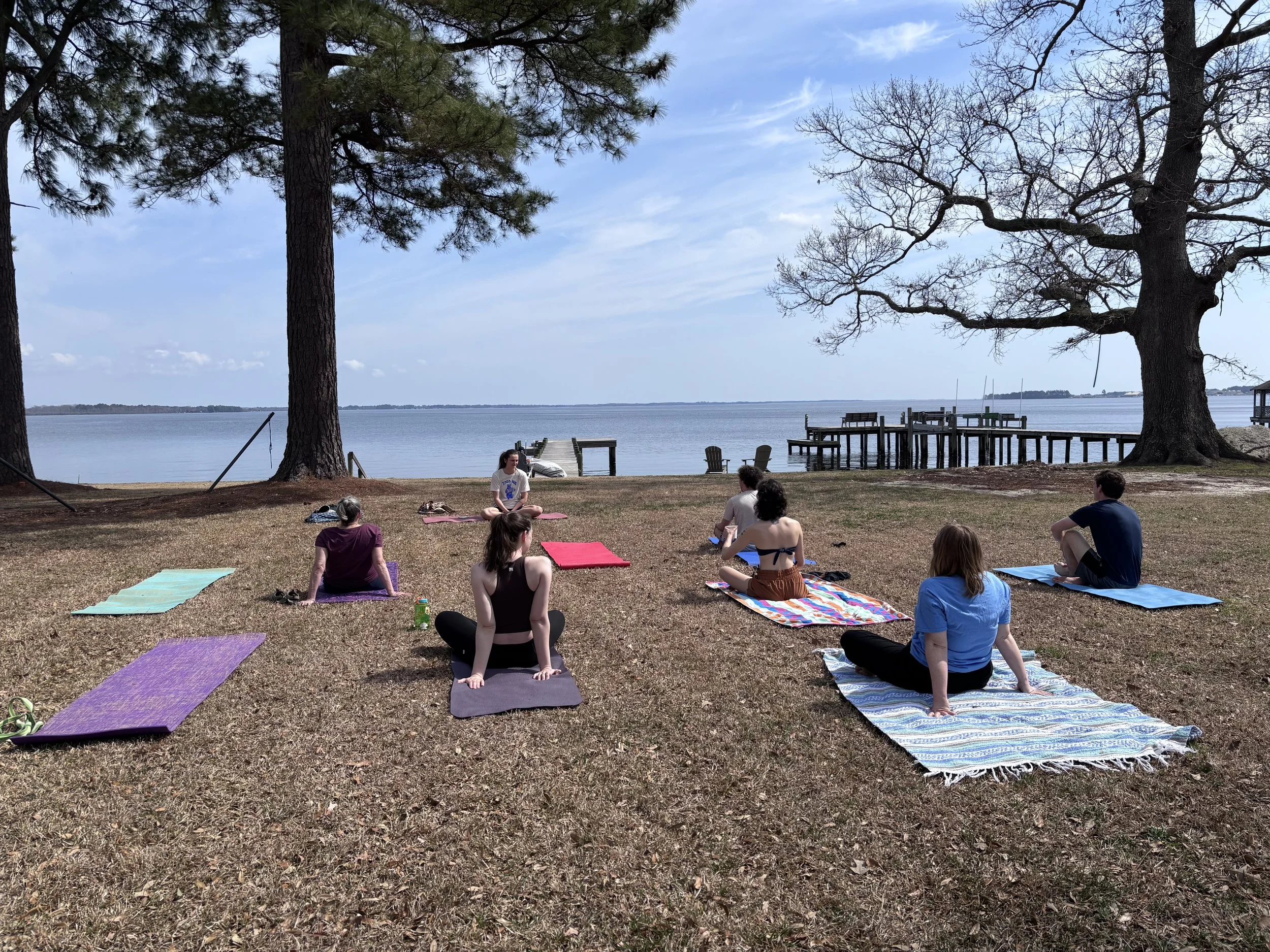 yoga to start us off on a chill foot 