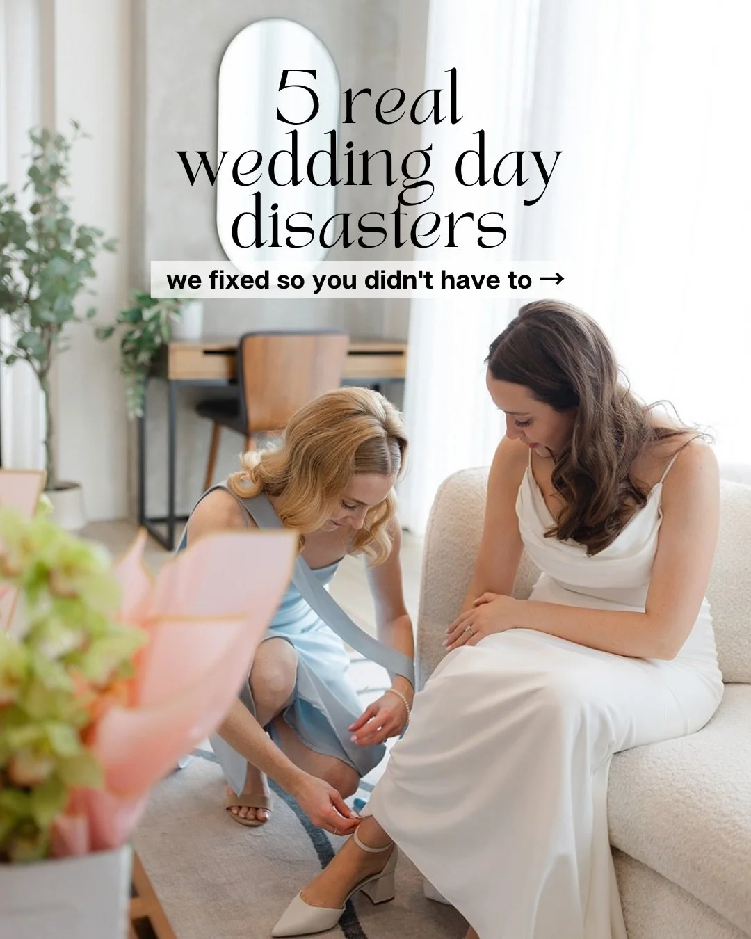Every wedding has a moment where something goes sideways. 👀

A forgotten marriage license. A limo that never showed up. Acrylic candelabra covers catching fire mid-reception. These are real moments from real weddings, and the couples got to keep cel