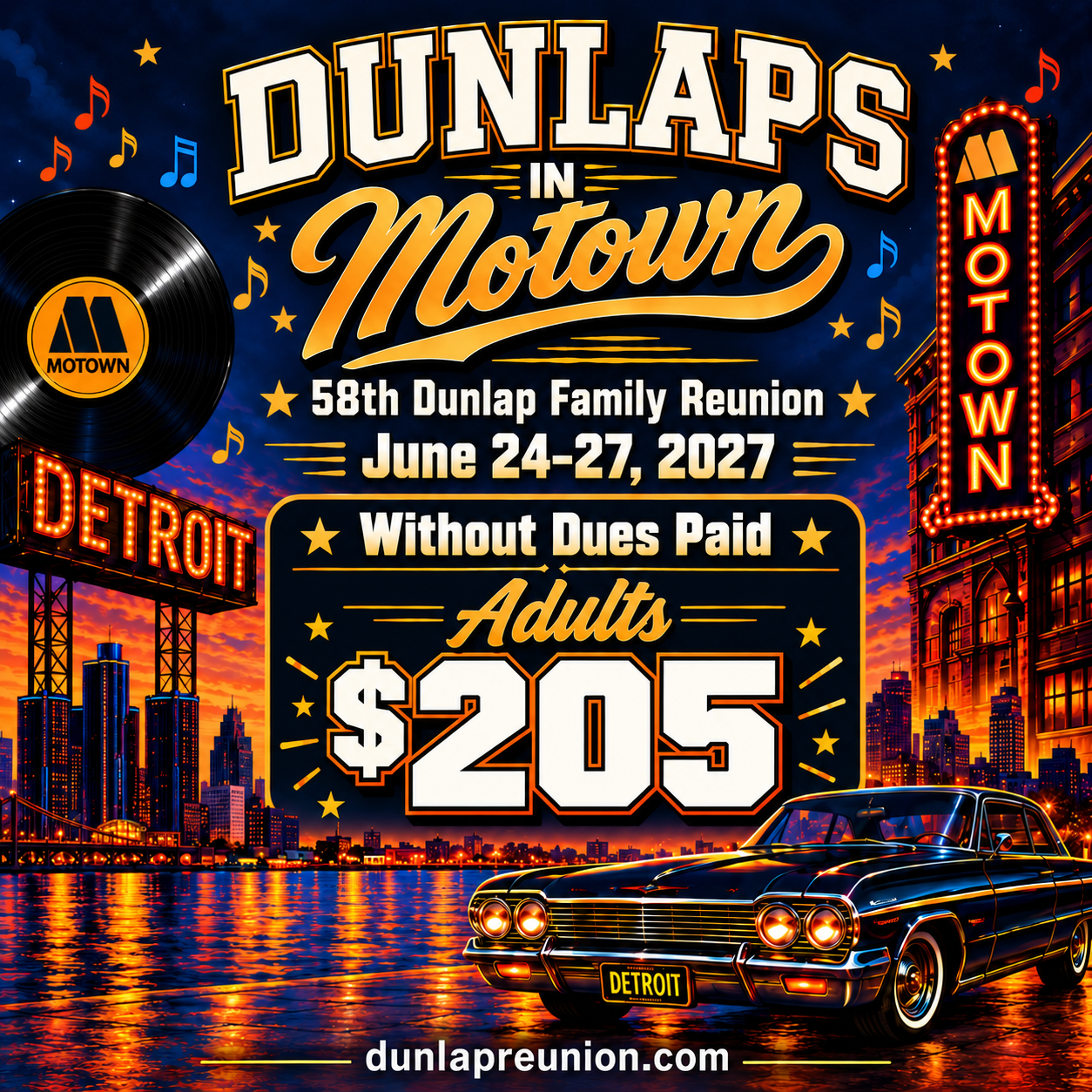NON-DUES PAID: 2027 Reunion Bundle (ADULTS)