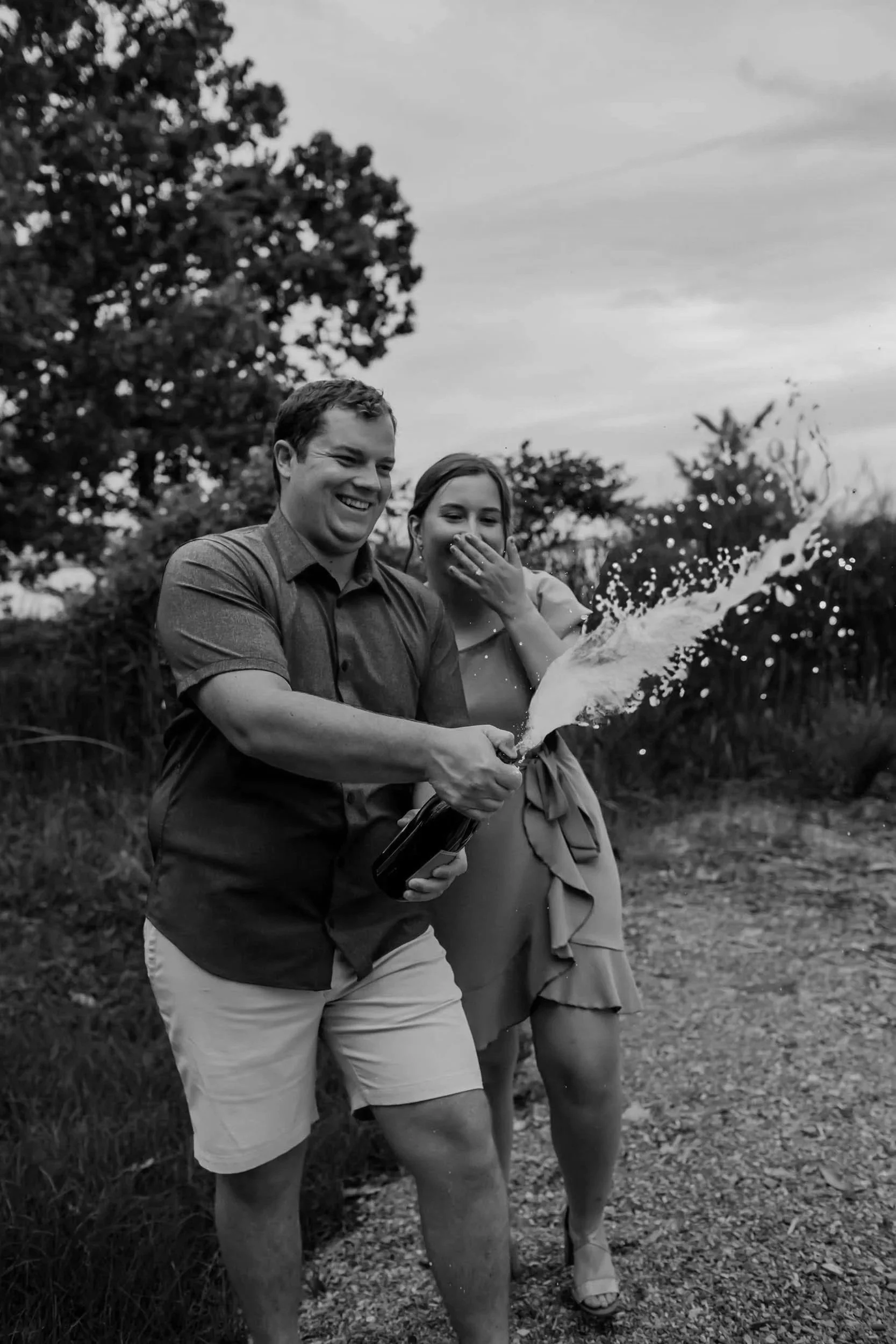 Mt Juliet Couple at their Engagement Session by Percy Priest Lake