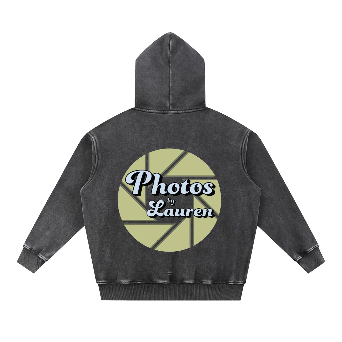 Snow Wash Fleece Oversize Hoodie