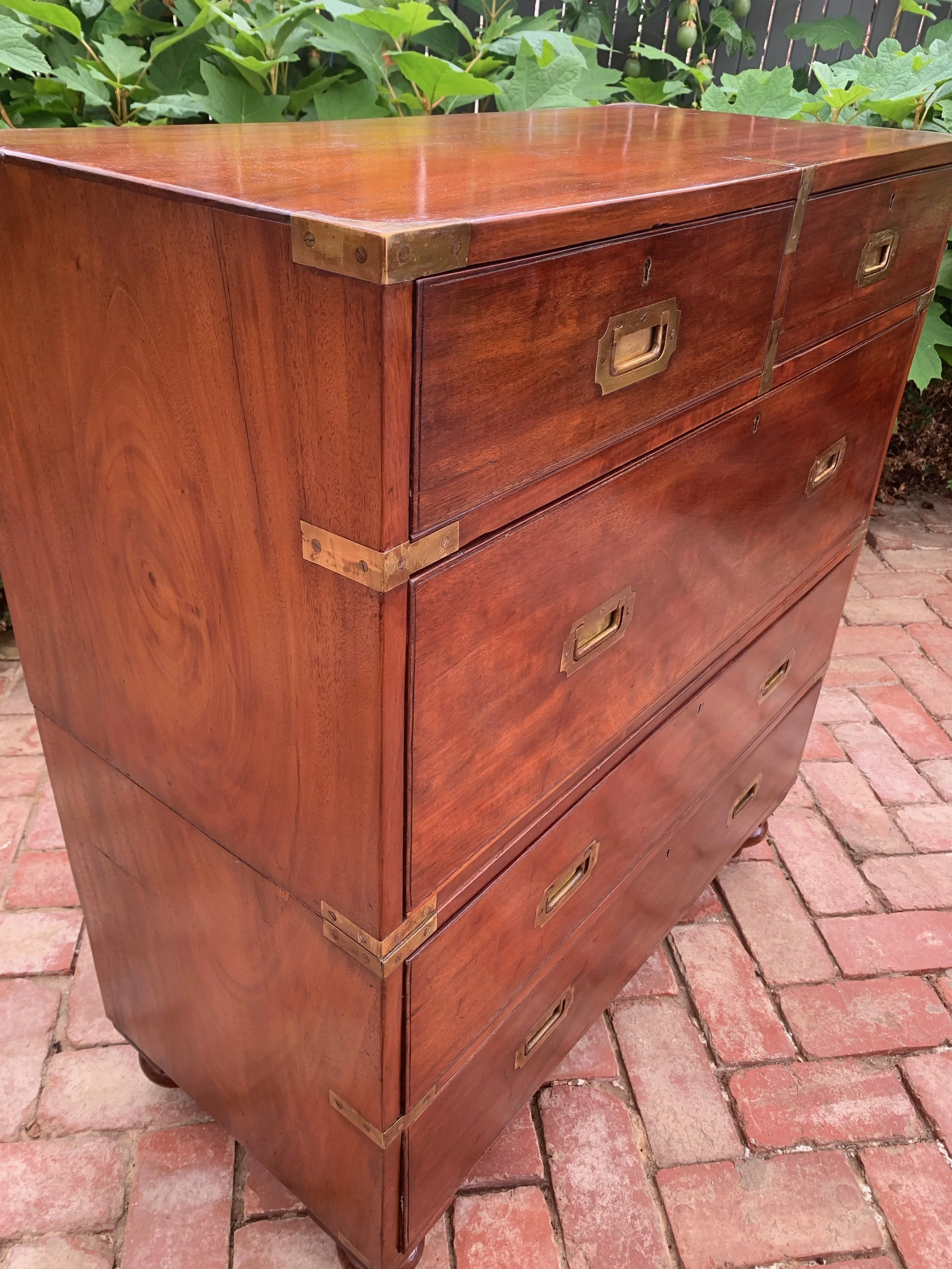 antique campaign chest