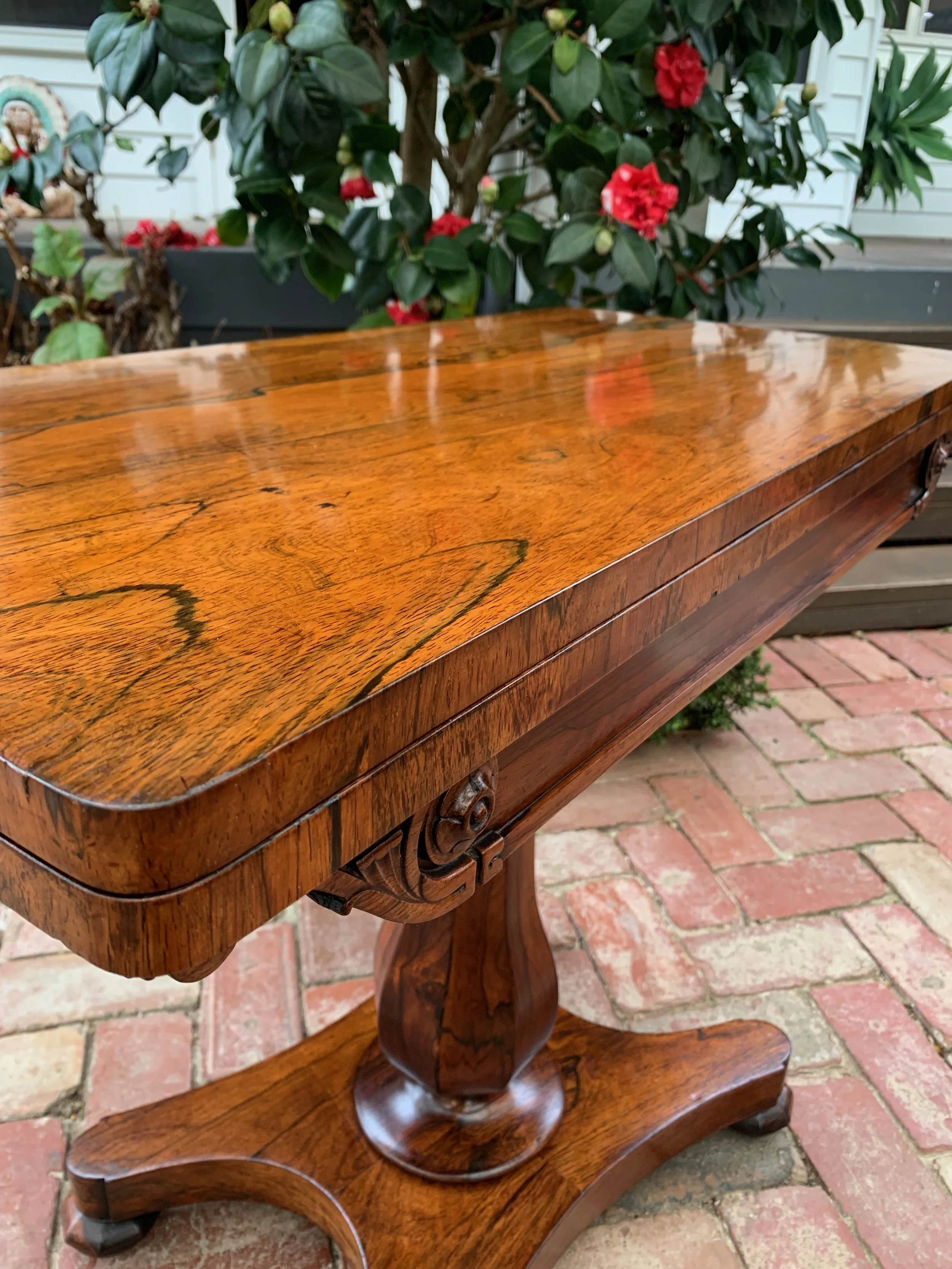 William IV Rosewood Card Table C.1835