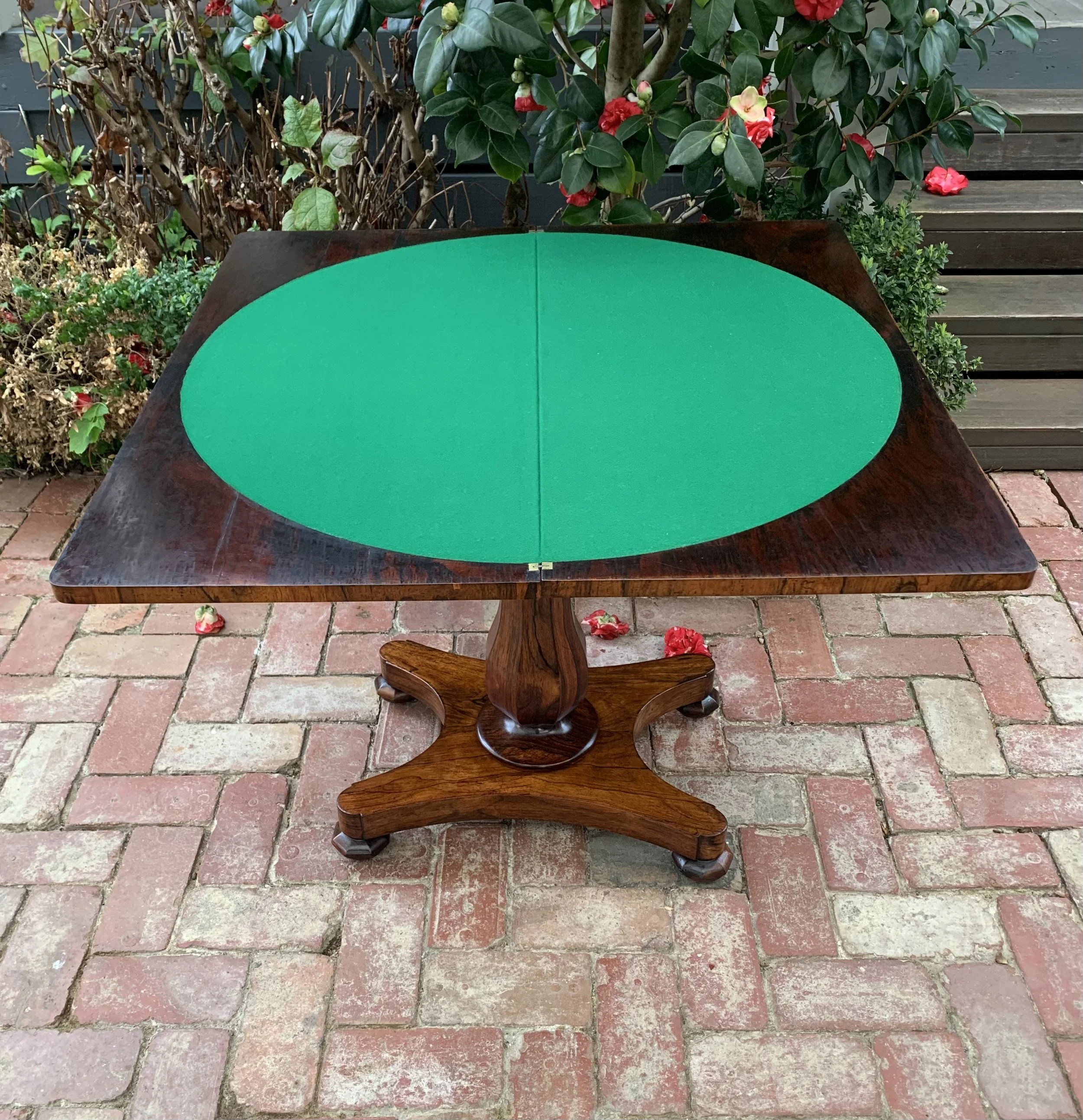 william iv card table