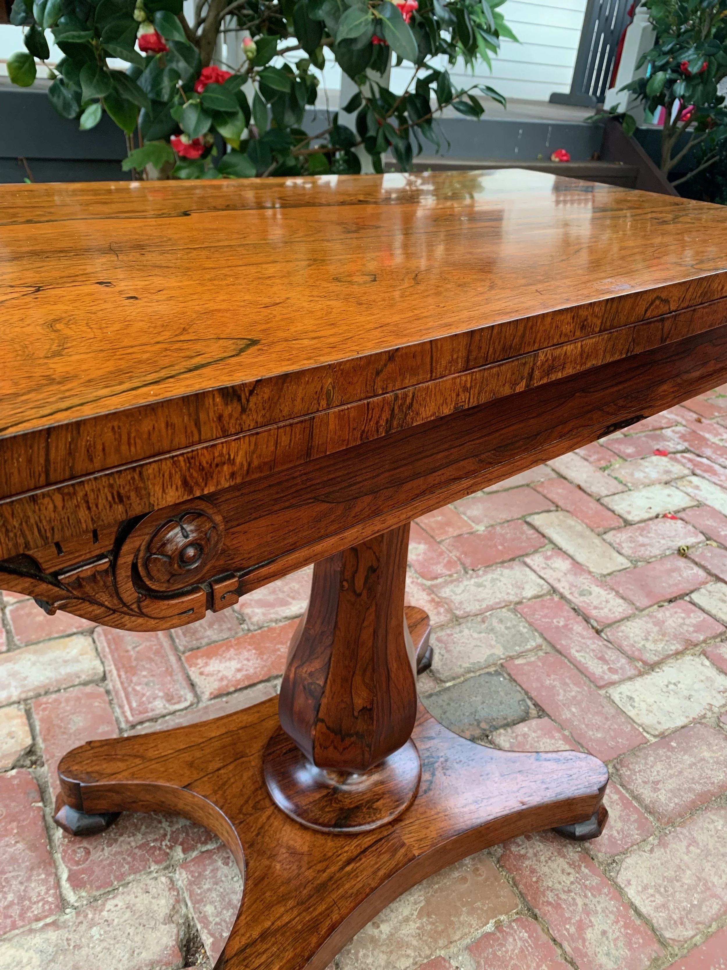 william iv card table