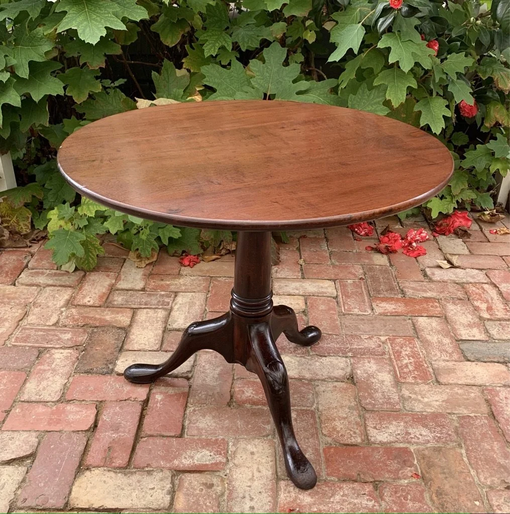 George III Mahogany Tripod Wine Table, c.1760–1780