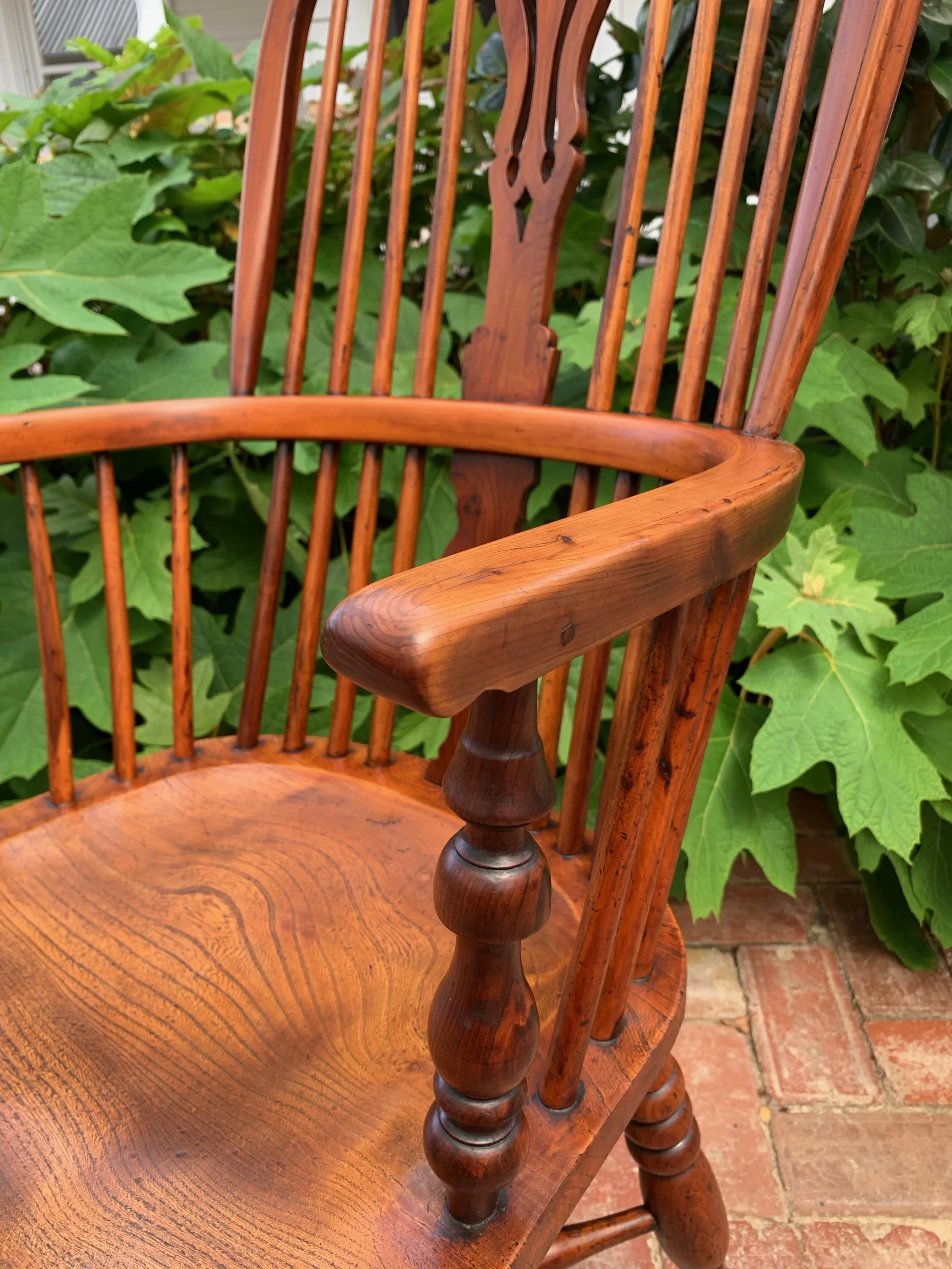 antique windsor armchair