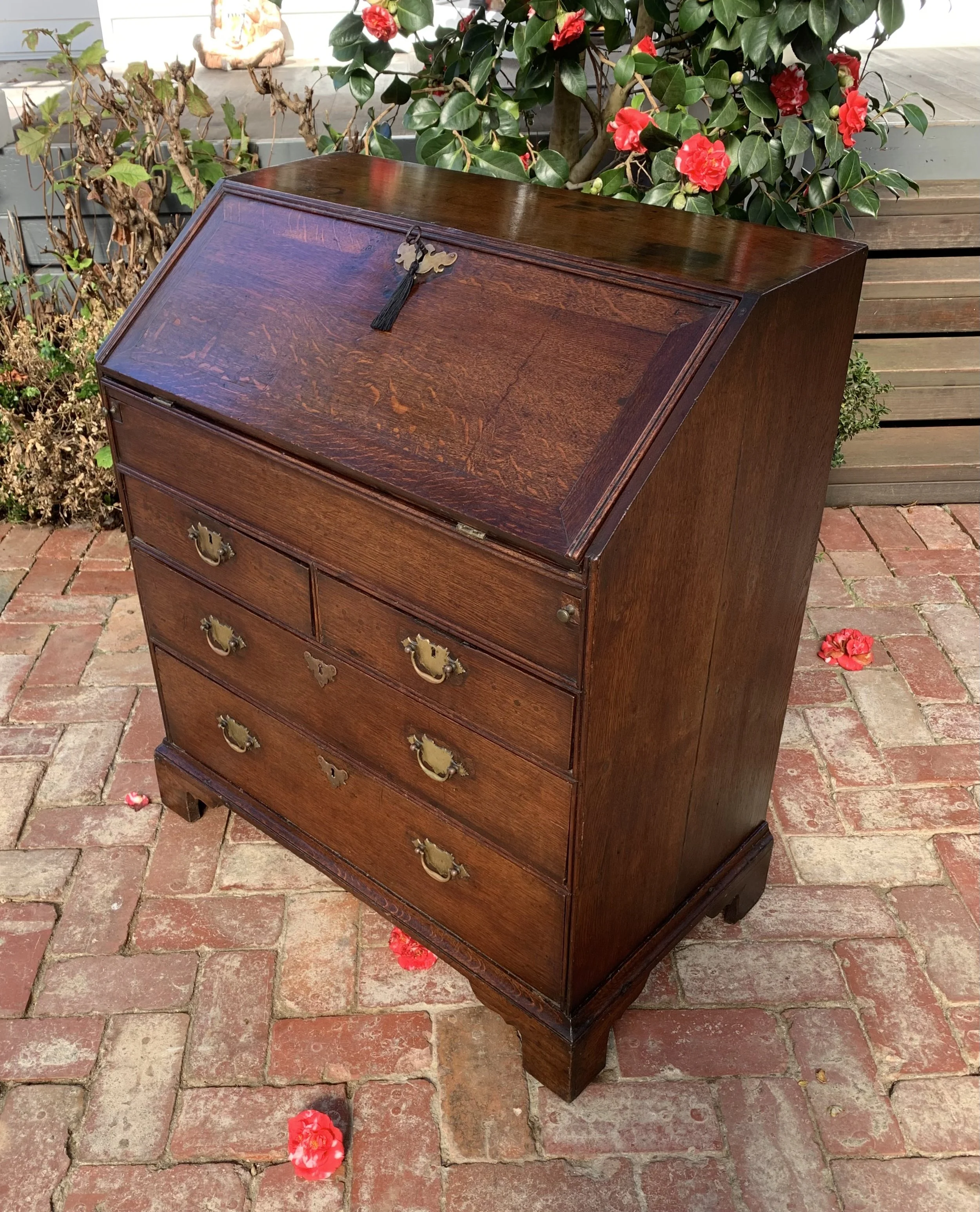 georgian oak bureau
