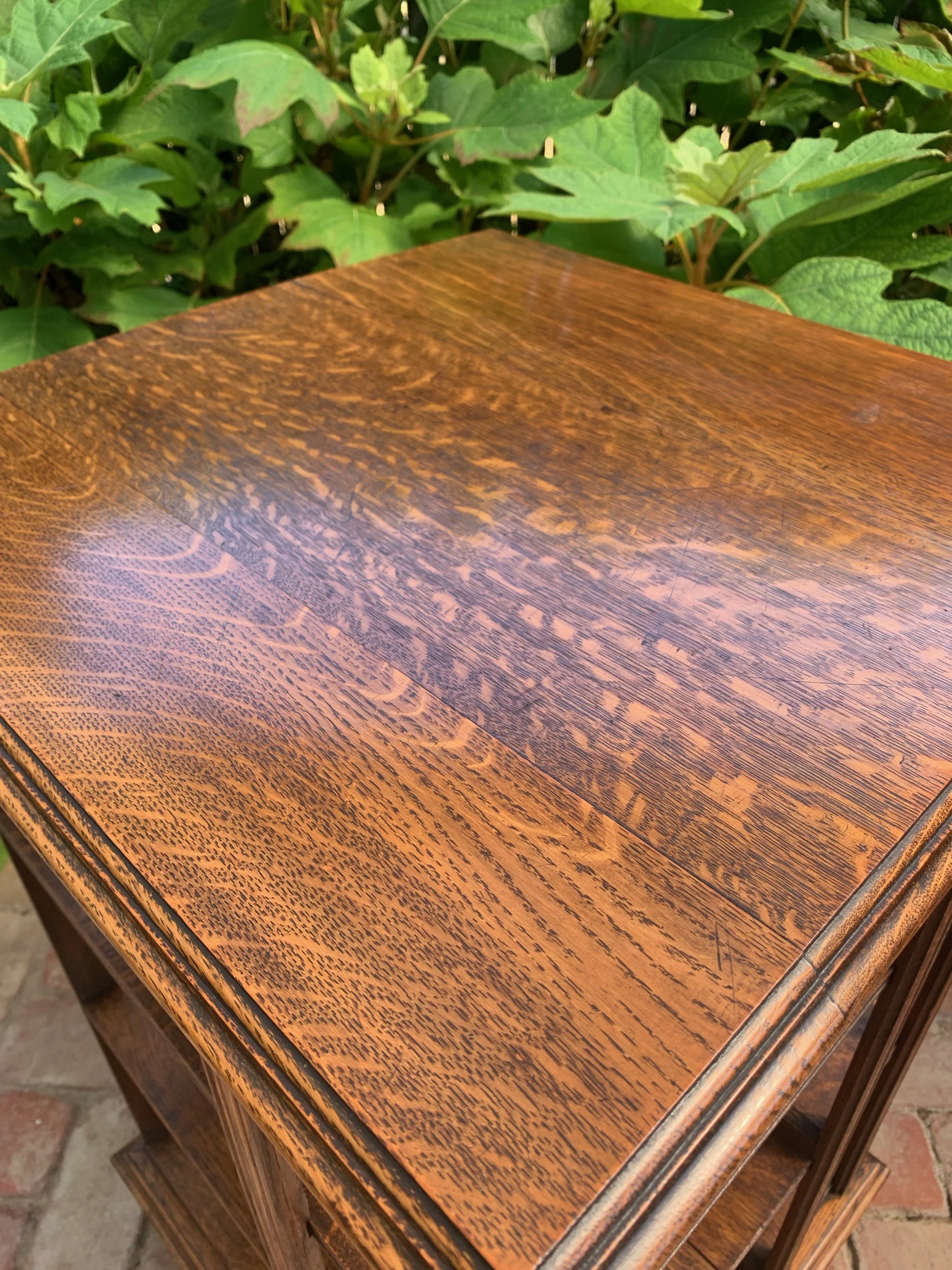 antique revolving bookcase