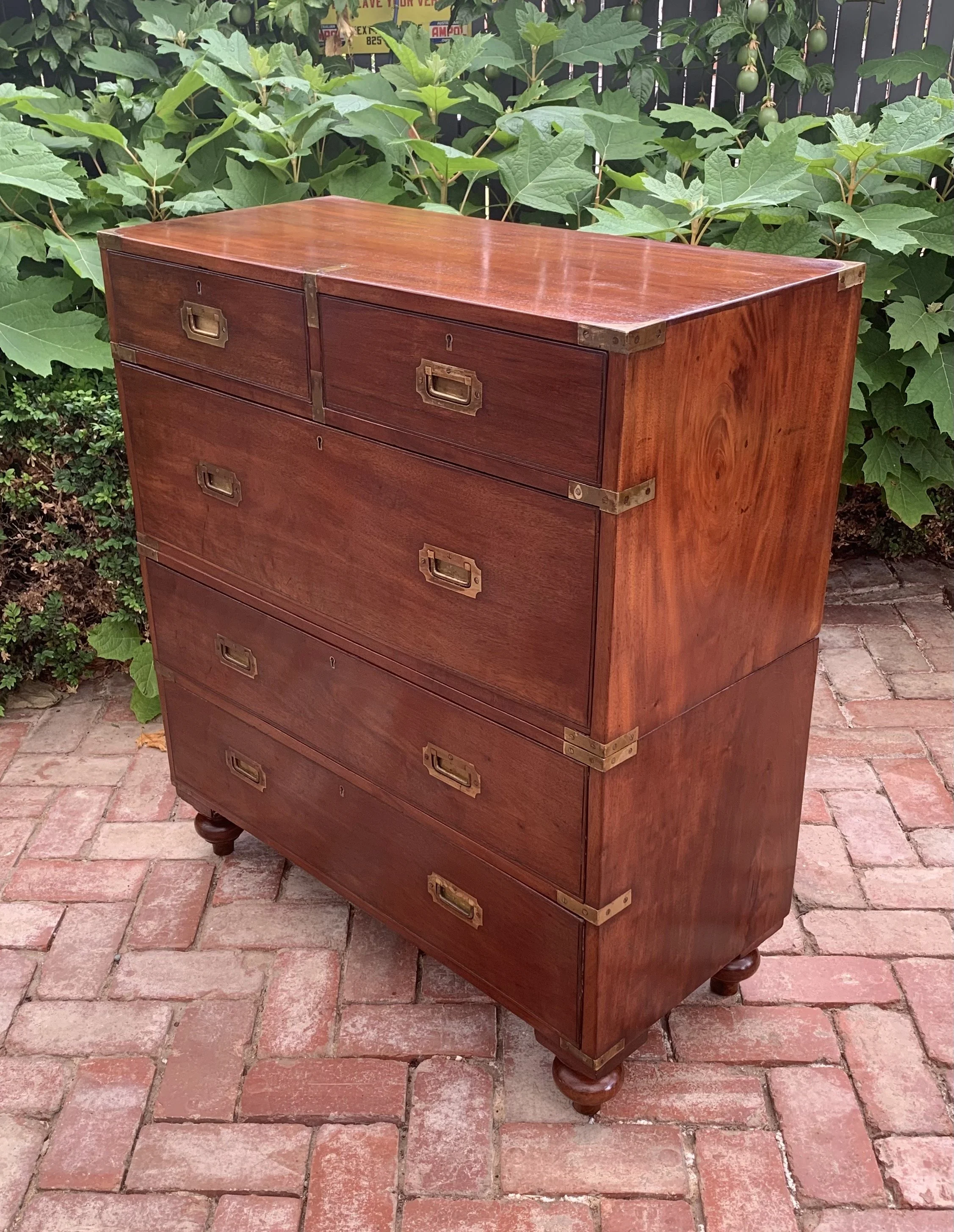 antique campaign chest