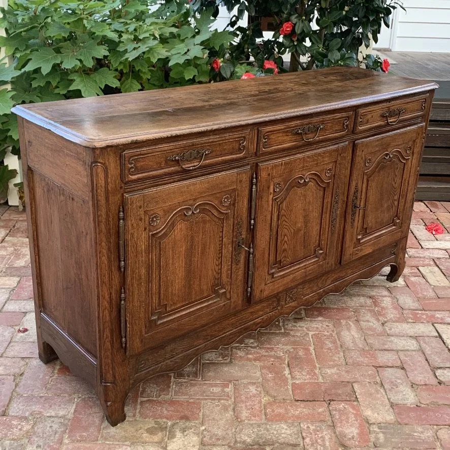 French Provincial Oak Enfilade / Buffet, c.1740-1760