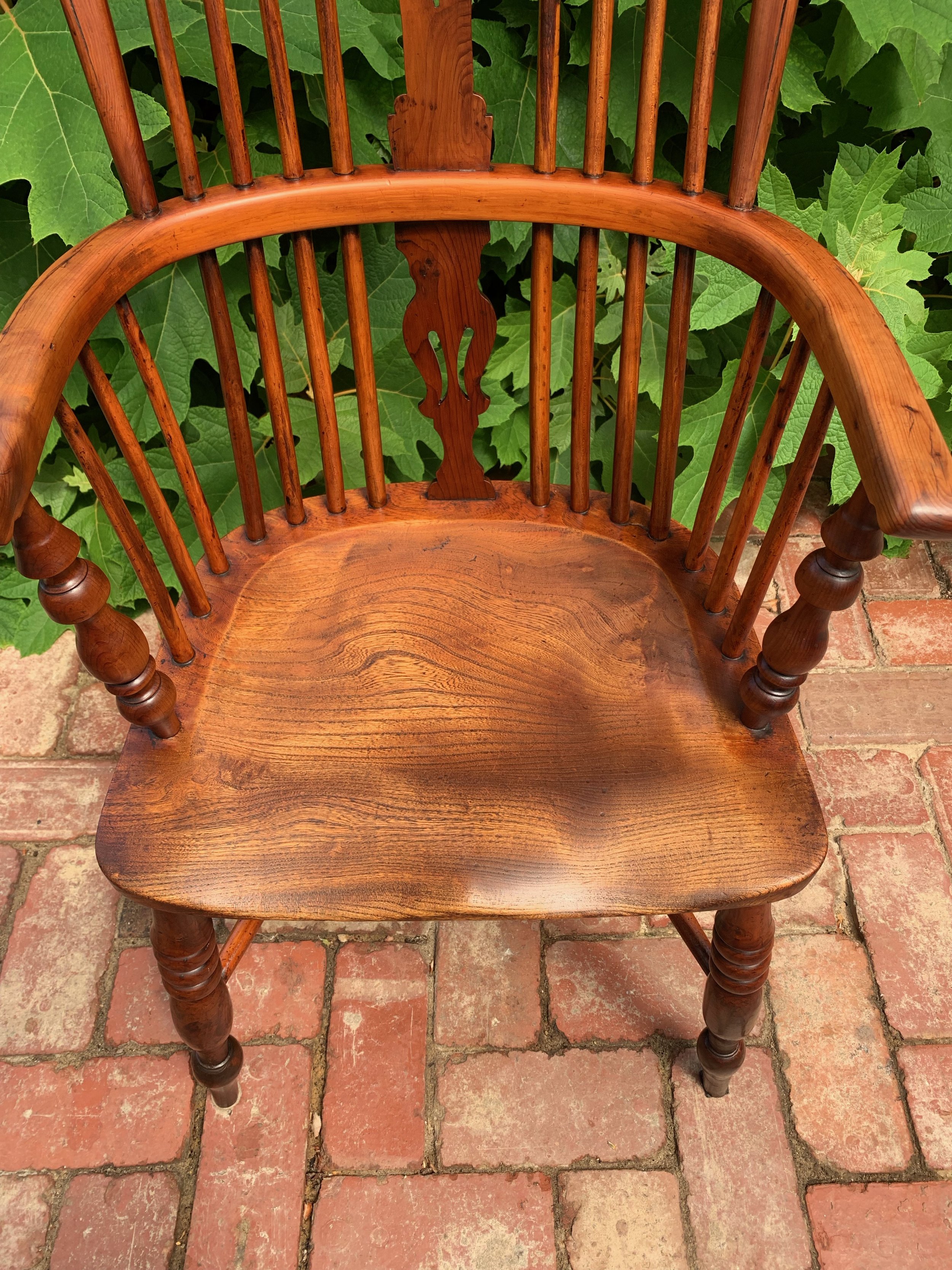 antique windsor armchair