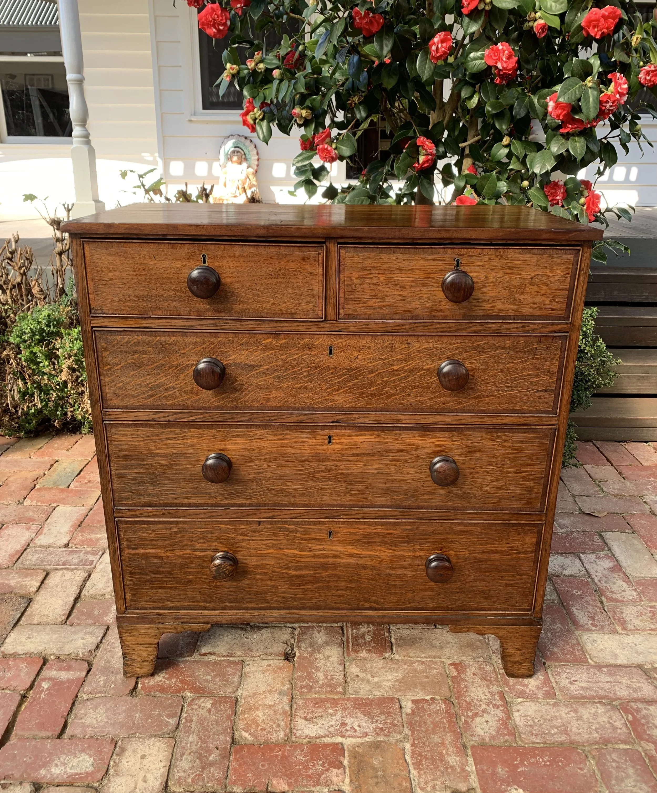 Georgian Country Oak Chest of Drawers
