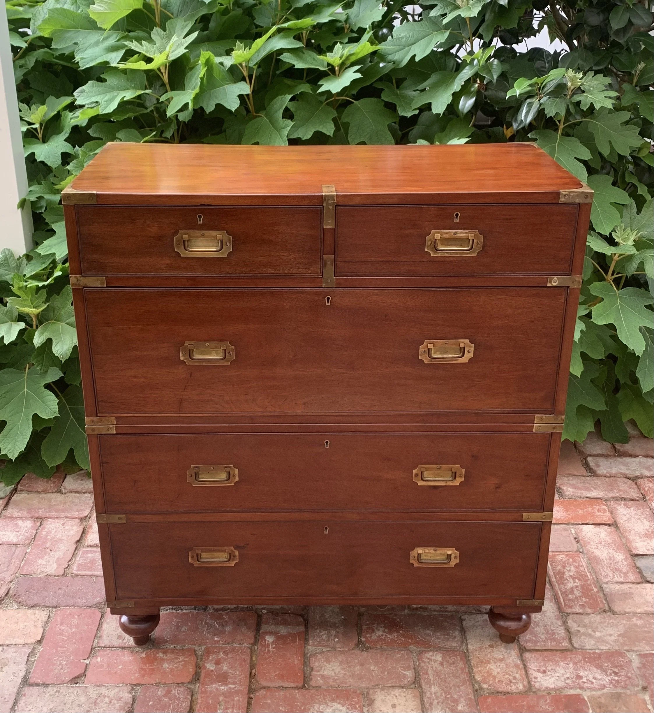 antique campaign chest