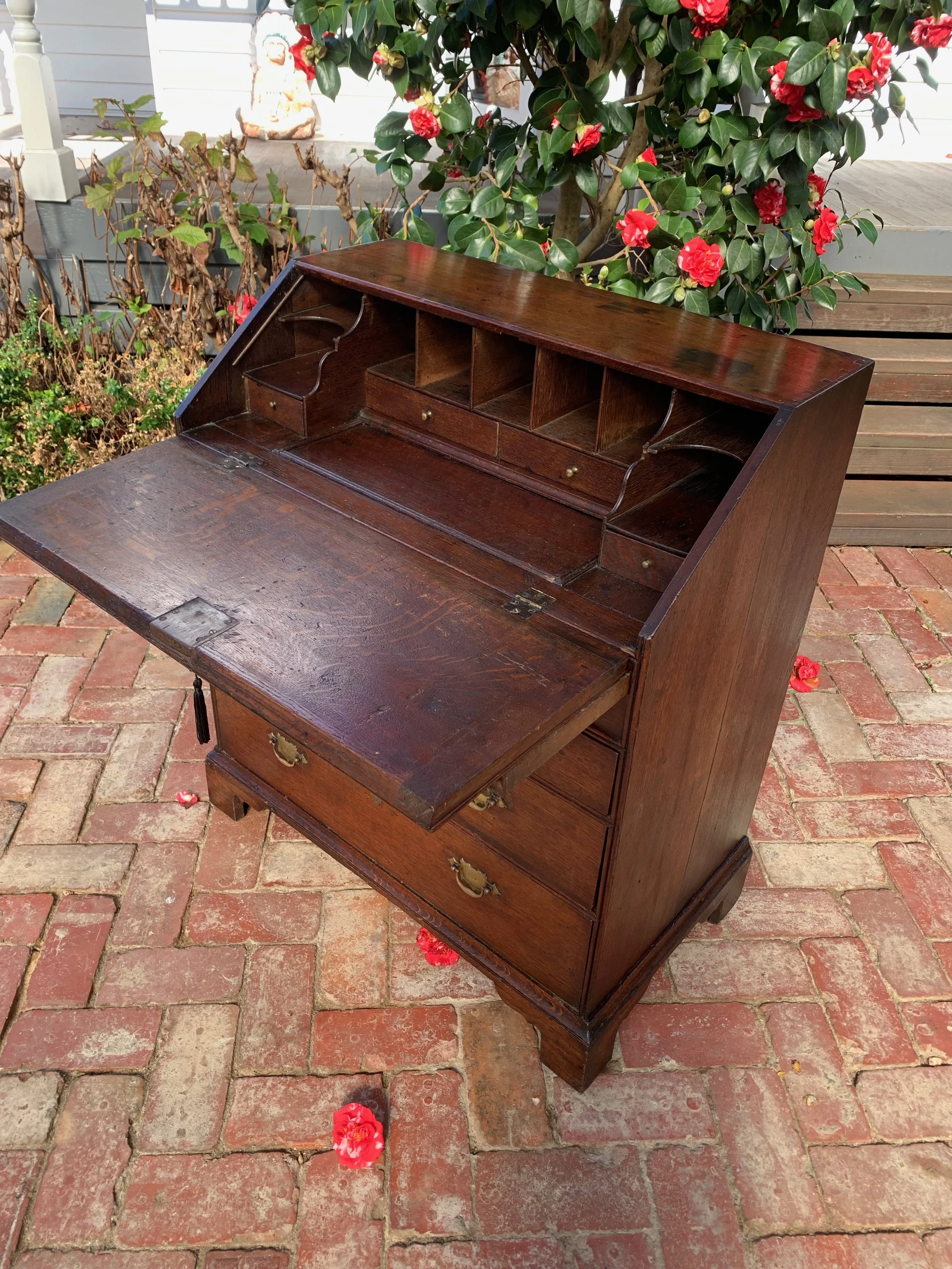 georgian oak bureau
