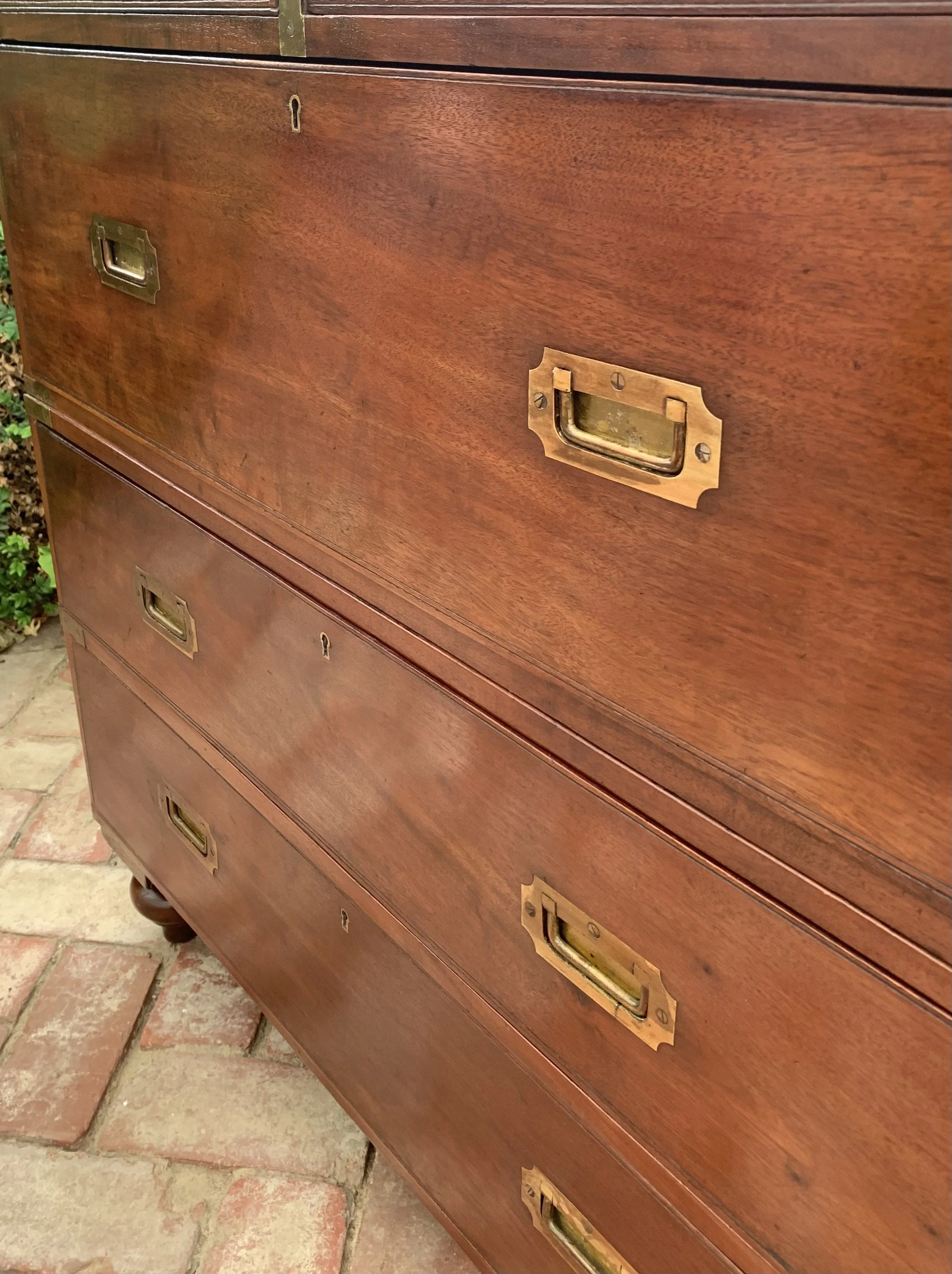 antique campaign chest