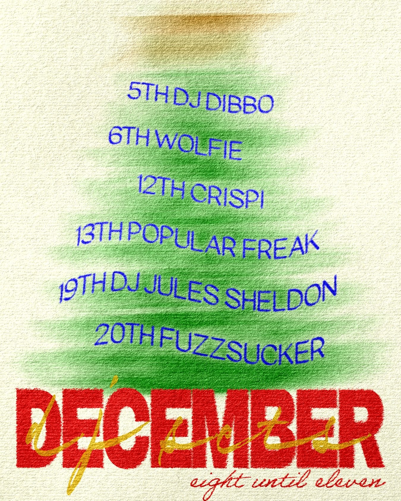 it&rsquo;s the most wonderful time of the year, more sets to celebrate 🪩 eight to eleven fridays &amp; saturdays 🍻