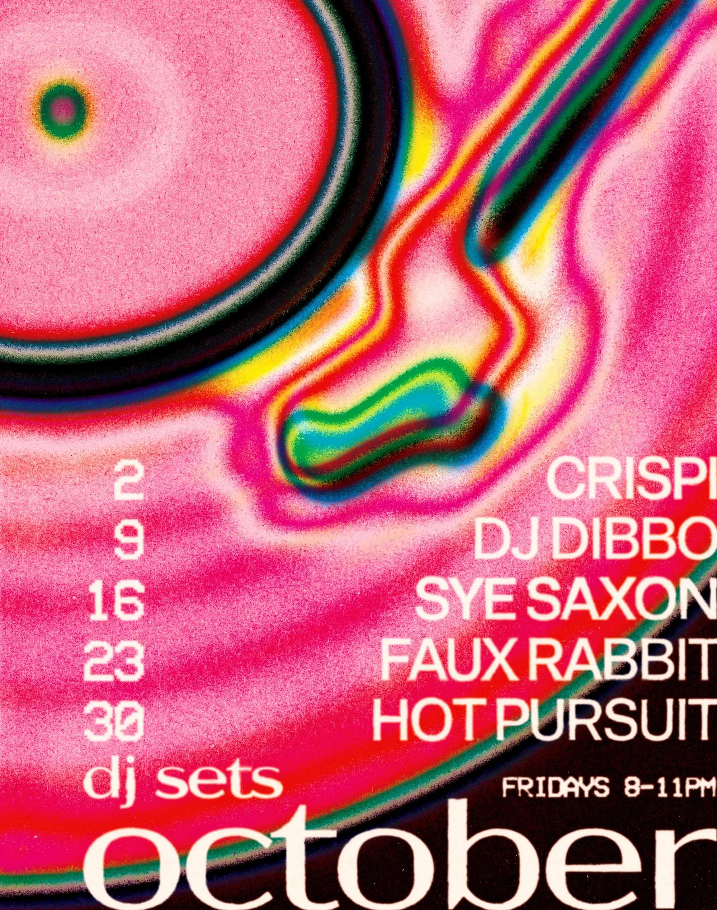 spooky season 🎃 DJs on friday nights 8-11pm spinning songs for all 🪩 p.s. Crispi couldn&rsquo;t make it in on the Friday just been, but I assure you he will return with wax again soon 😌