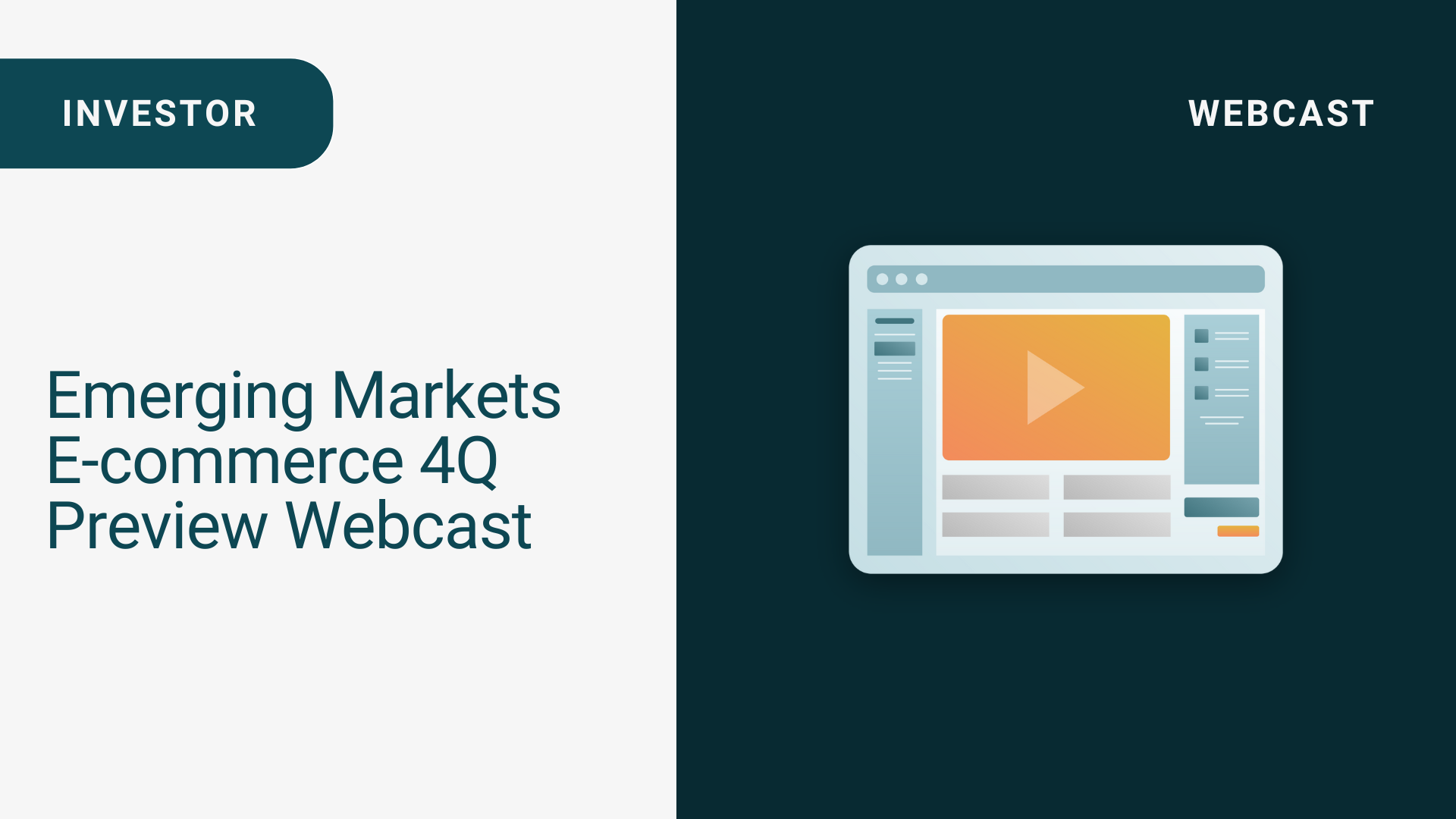 Emerging Markets E-commerce 4Q Preview Webcast