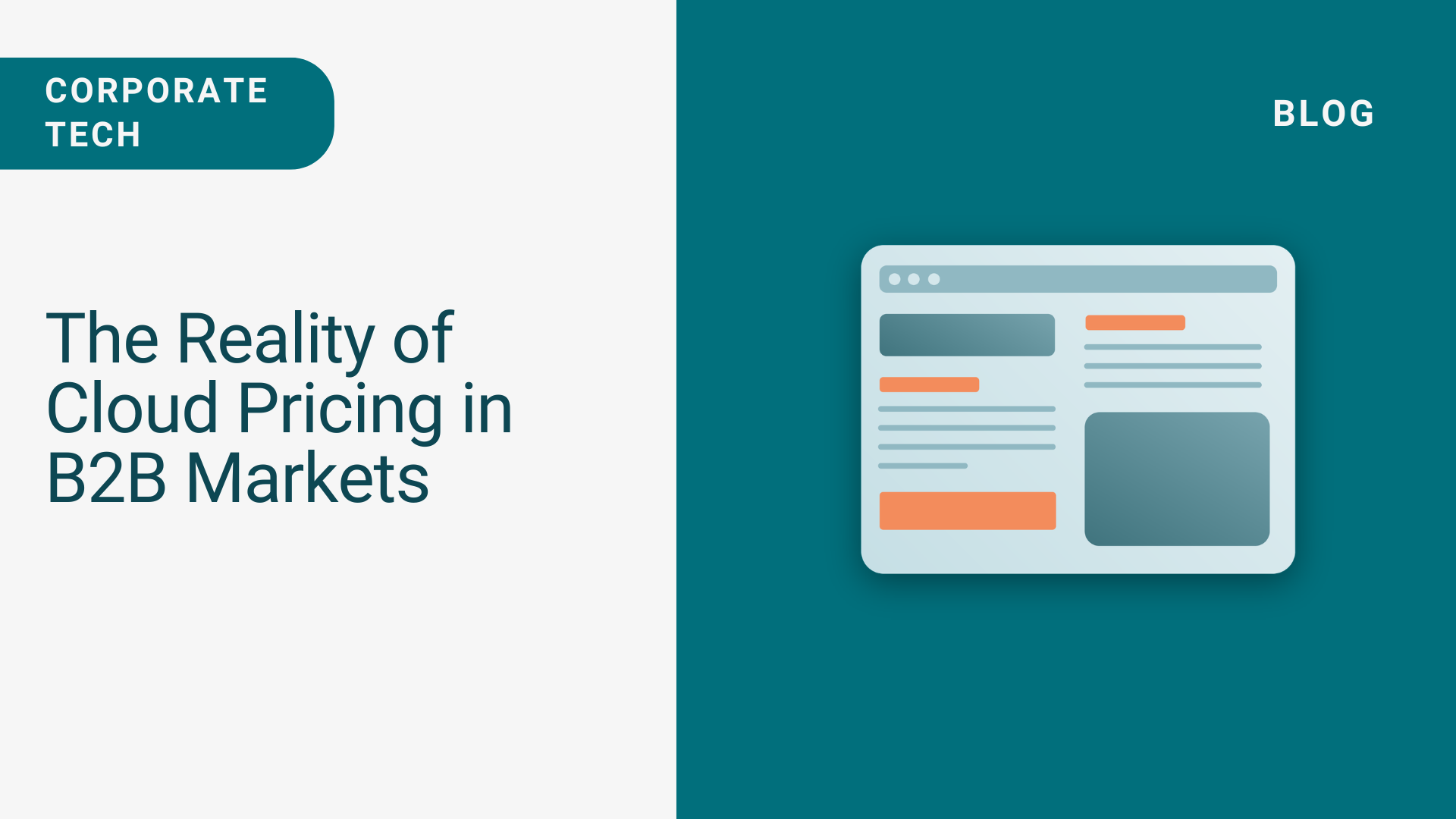The Reality of Cloud Pricing in B2B Markets