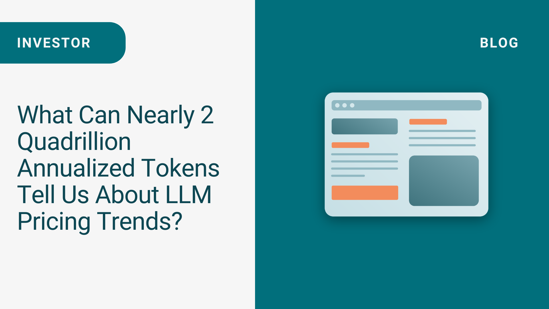 What Can Nearly 2 Quadrillion Annualized Tokens Tell Us About LLM Pricing Trends?