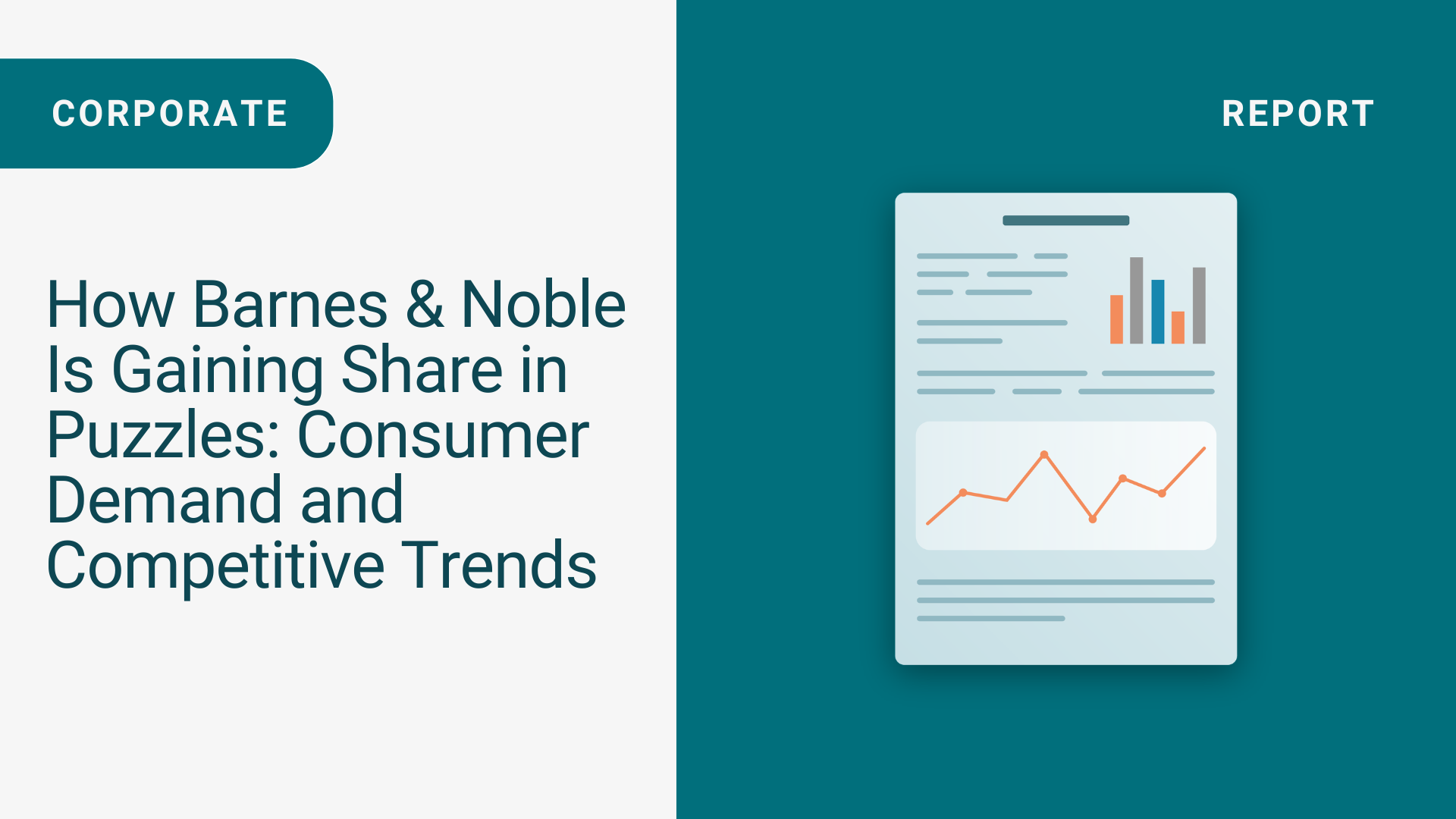 How Barnes &amp; Noble Is Gaining Share in Puzzles: Consumer Demand and Competitive Trends