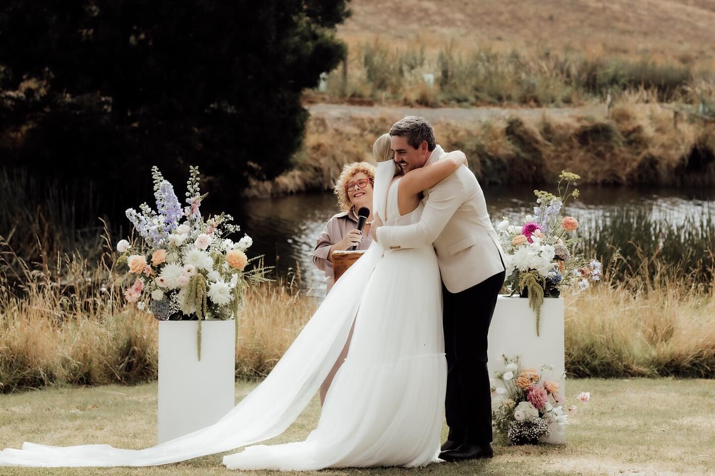 Some unscripted ceremony captures 🧡

1. A reassuring hug after some emotional vows 

2. Sophie composing herself as she reads her promises

3. Sophie&rsquo;s Mum overflowing with emotion and pride as she passes over the rings 

4. A gentle touch by 