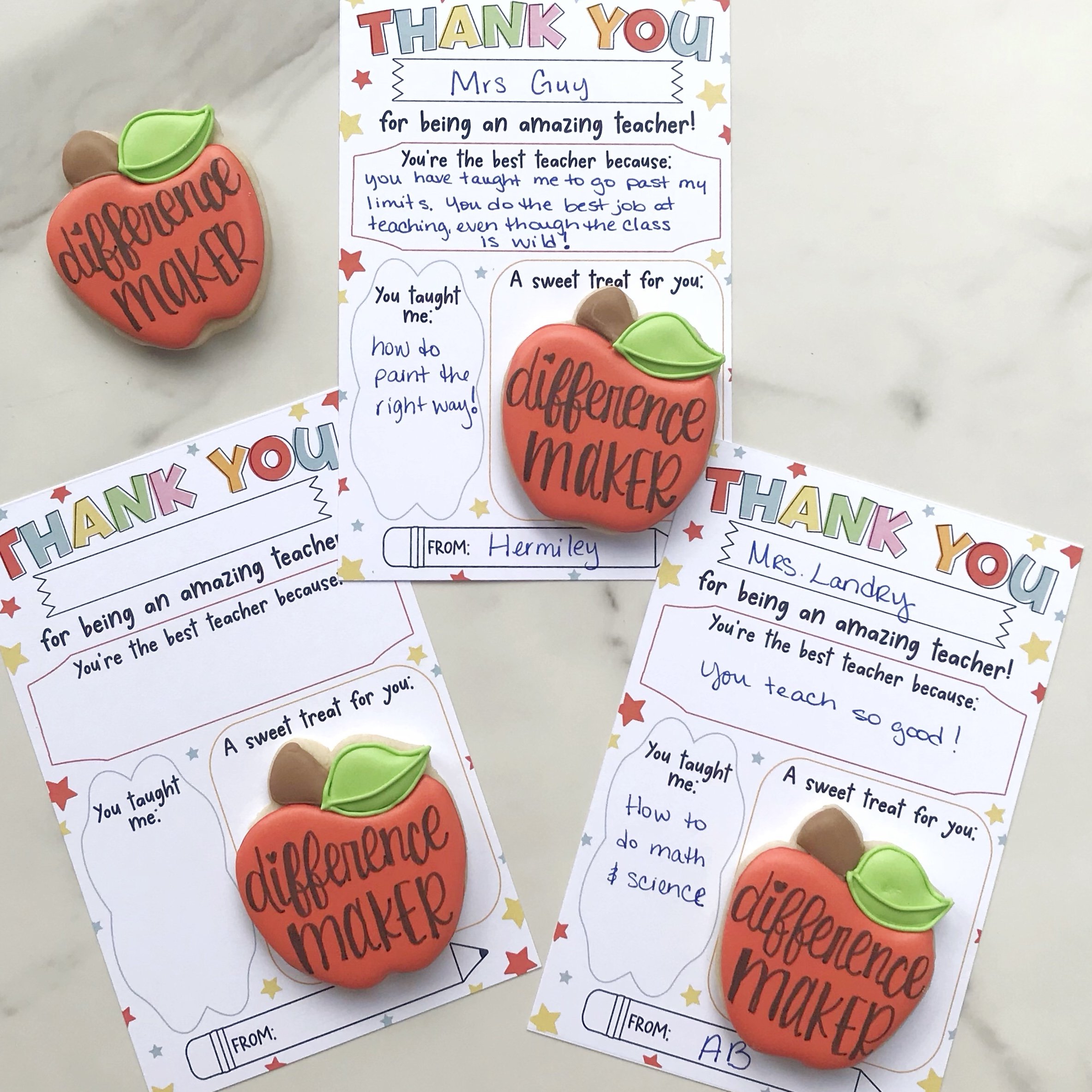 Cookie Card - Amazing Teacher