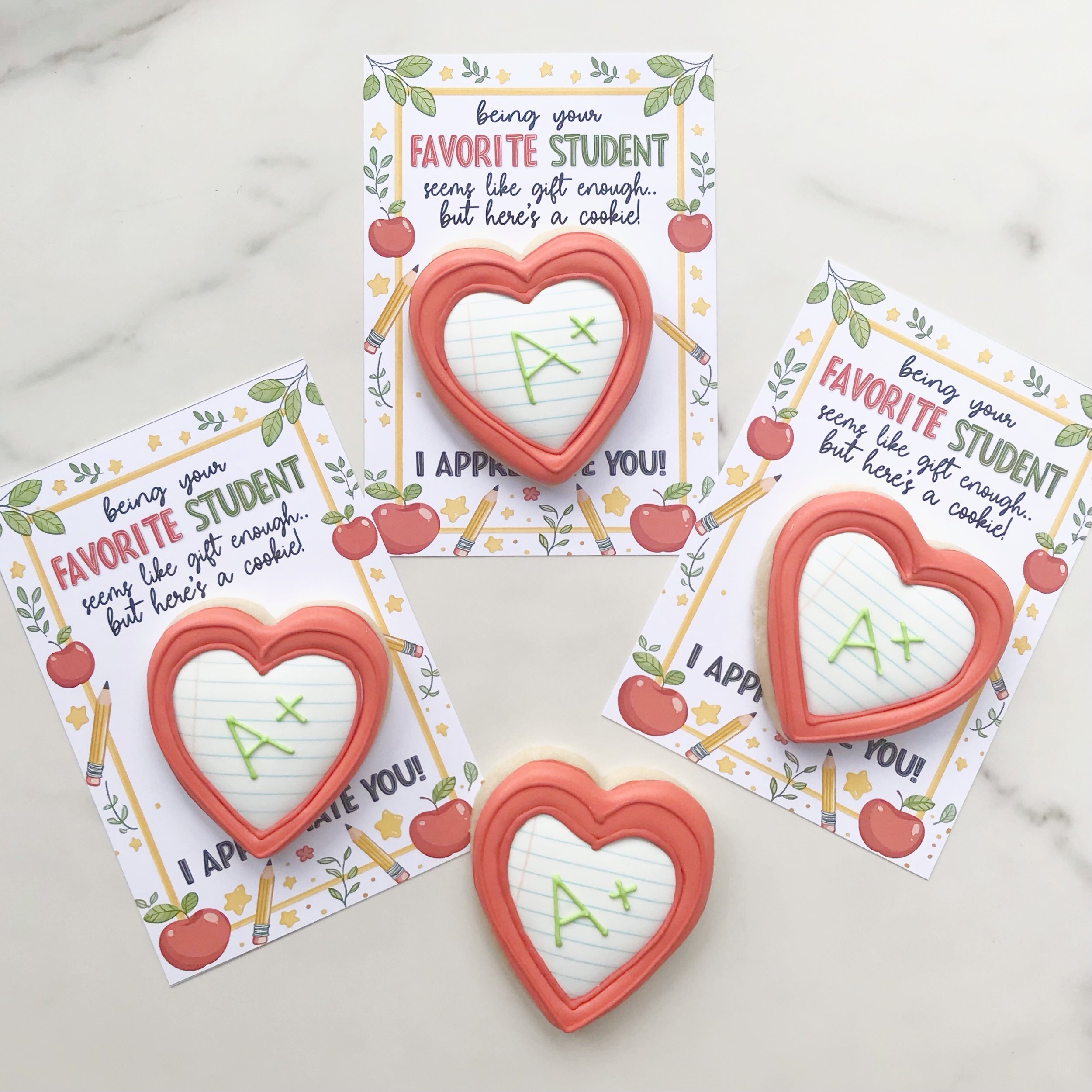 Cookie Card - Favorite Student