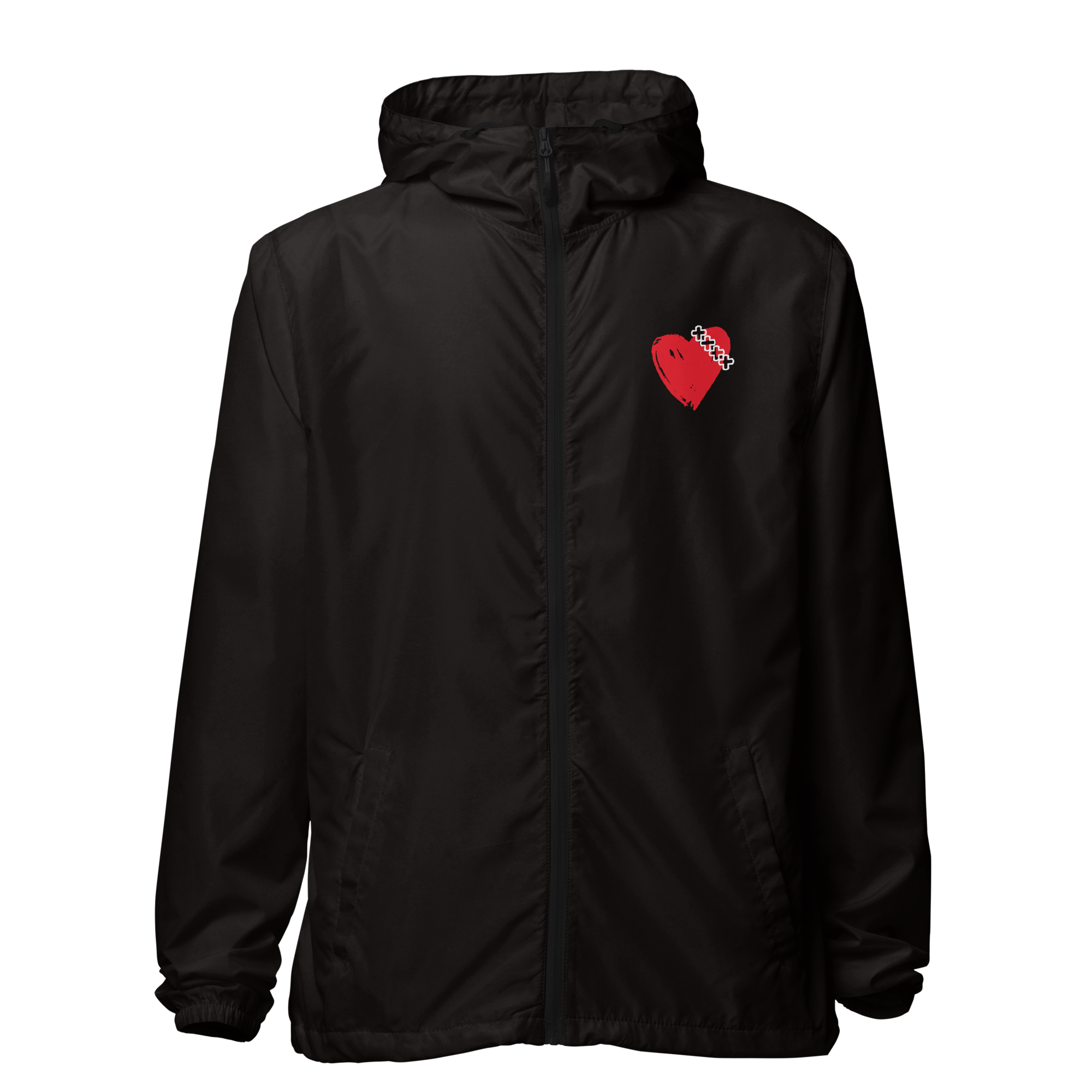 unisex-lightweight-zip-up-windbreaker-black-front-67635fbf97d7a.png