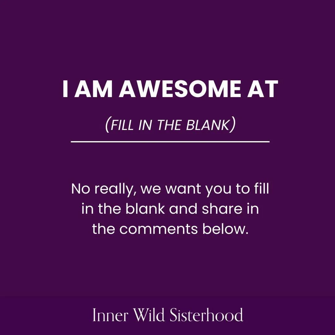 Notice how this question makes you feel.⁠
⁠
Was it easy for you to answer?⁠
⁠
Now, take a minute to think about the things you&rsquo;re working on improving, what do you want to get better at? ⁠
⁠
I bet answering that one was much easier, am I right?