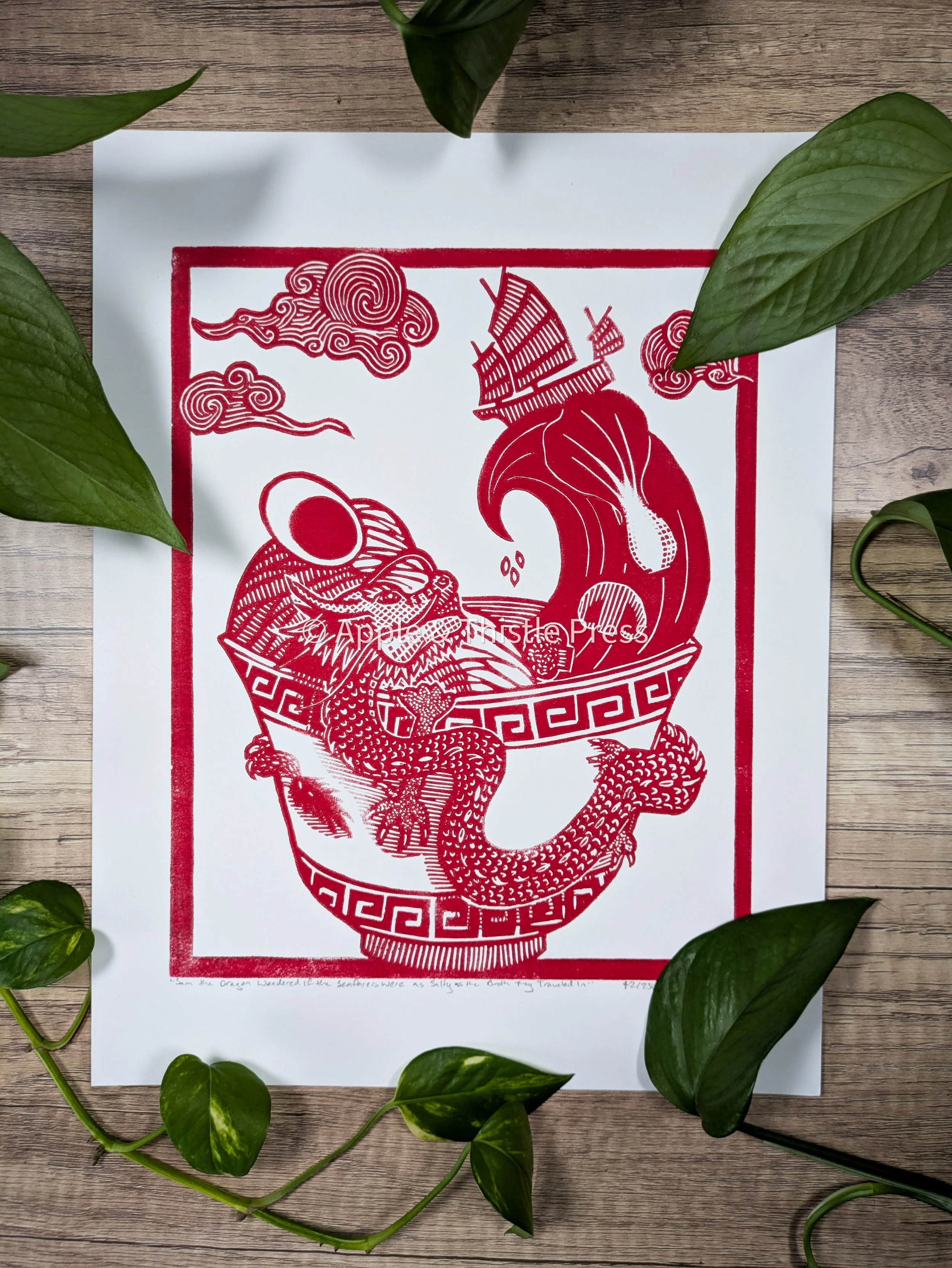 Sam the Dragon Wondered if the Seafarers Were as Salty as the Broth They Traveled In
