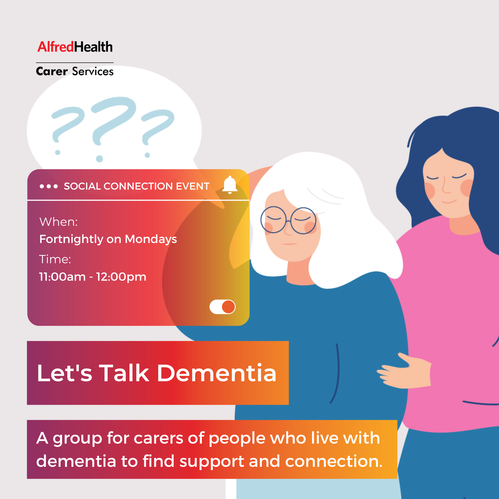Let’s Talk Dementia - April: Session 1