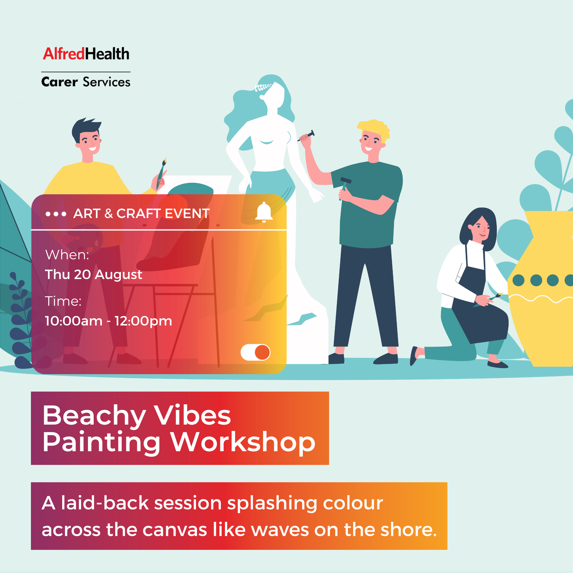 Beachy Vibes Painting Workshop