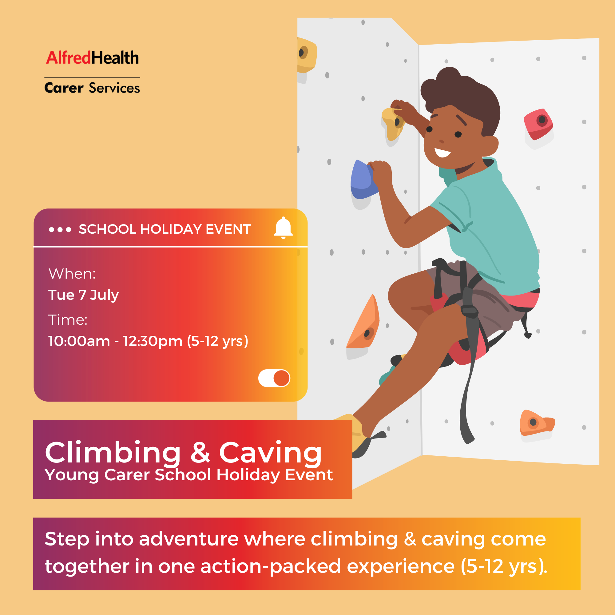 Climbing &amp; Caving [Ages 5-12] - July