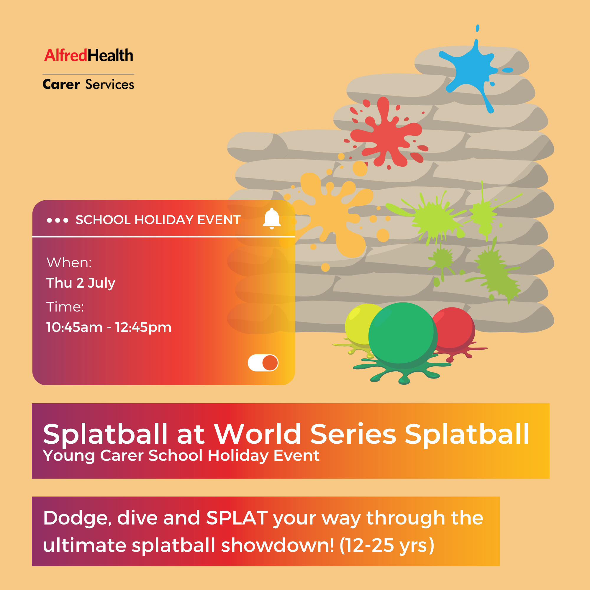 Splatball [Ages 12-25] - July
