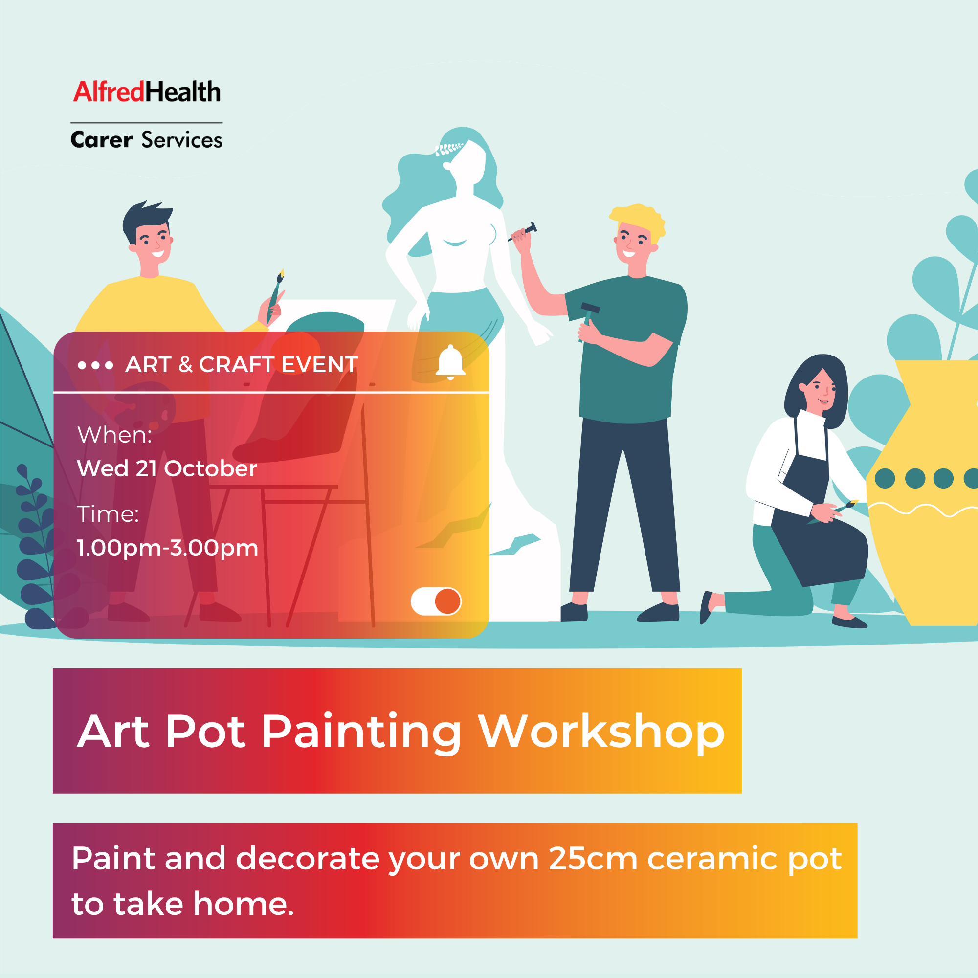 Art Pot Painting Workshop