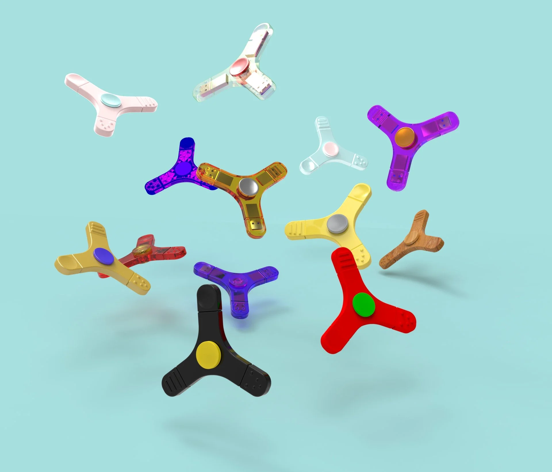 Fidget spinners falling - different materals- blue - camera 2.102.jpg