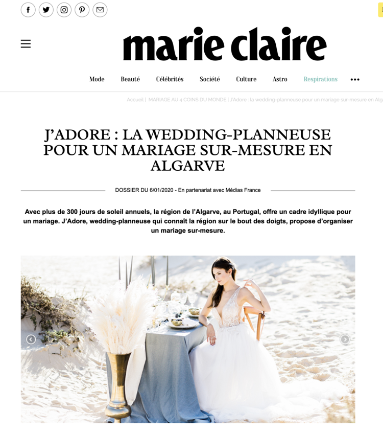 Marie Claire Portugal: Artikel 