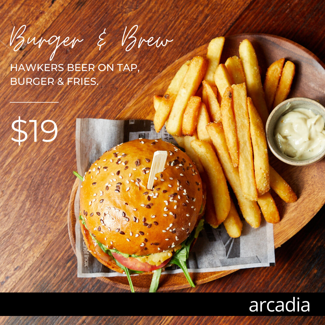 The perfect Burger &amp; Beer deal does exist, and it's here with us! 🍺🍔⁣
⁣
Available all day, every day. 😎