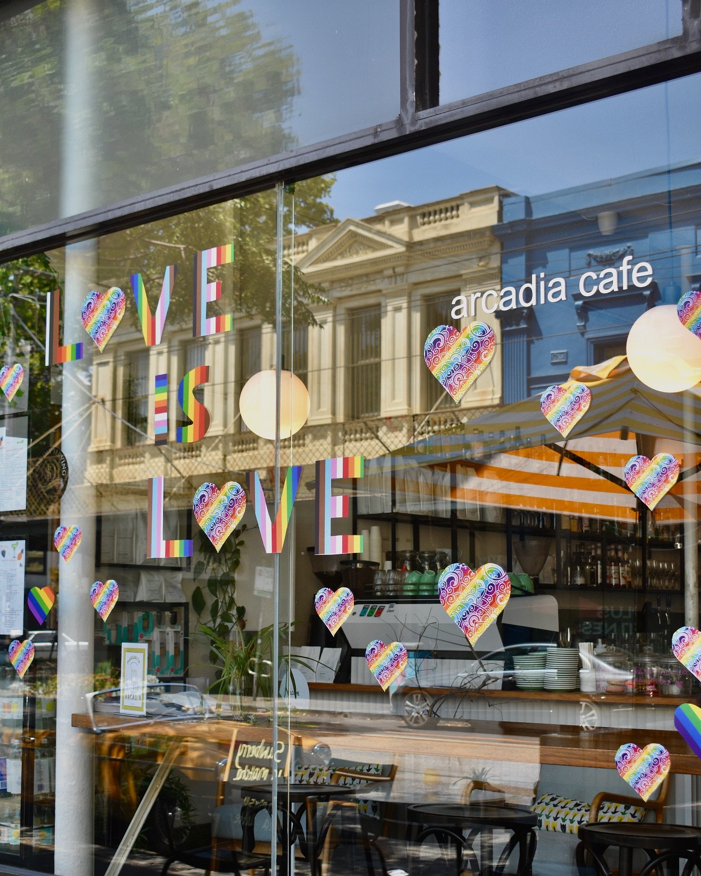 Celebrate love with us this Sunday🌈 
We&rsquo;re joining the party on Gertrude Street with the best tunes and a bar in our outdoor seating area out the front! 

We can&rsquo;t wait to see you🌞🍸

#pridemelbourne #peopleofgertrudestreet #melbournemi