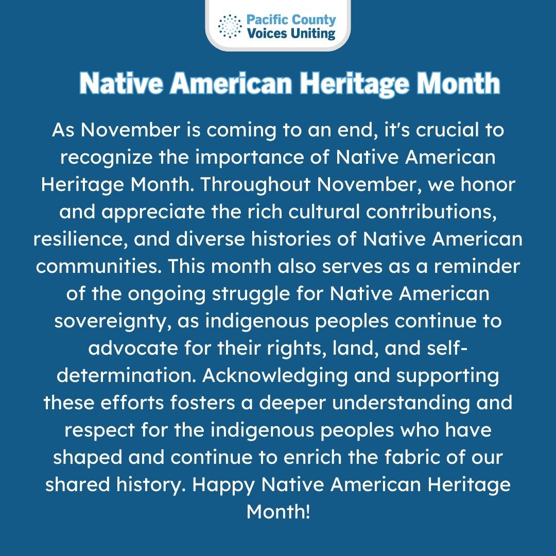 As an organization with indigenous members, PCVU raises our hands to honor ancestors and Native Americans who continue to fight and speak up for native land, rights, and resources.🌲🤲🏻 Native American Heritage Month honors these efforts as well as 