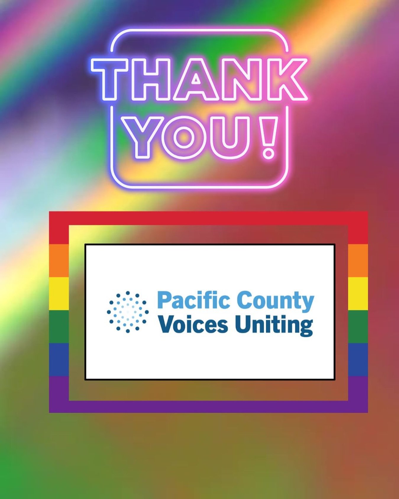 So honored to celebrate 4 years of showing up with @pacificcountypride! 🌈 Thank you for creating space where every voice is uplifted, we&rsquo;re proud to be part of this powerful, joyful community. 💖 

Repost from @pacificcountypride
&bull;
🌈 Fou