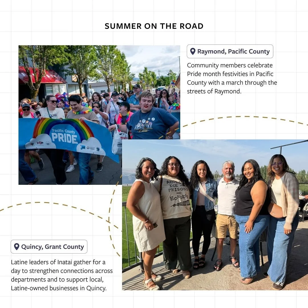 We at PCVU are grateful to be part of Inatai&rsquo;s community of grantees and to see Pacific County Pride highlighted in this beautiful reflection of joy, connection, and resistance across Washington. Thank you, Inatai, for uplifting our local Pride