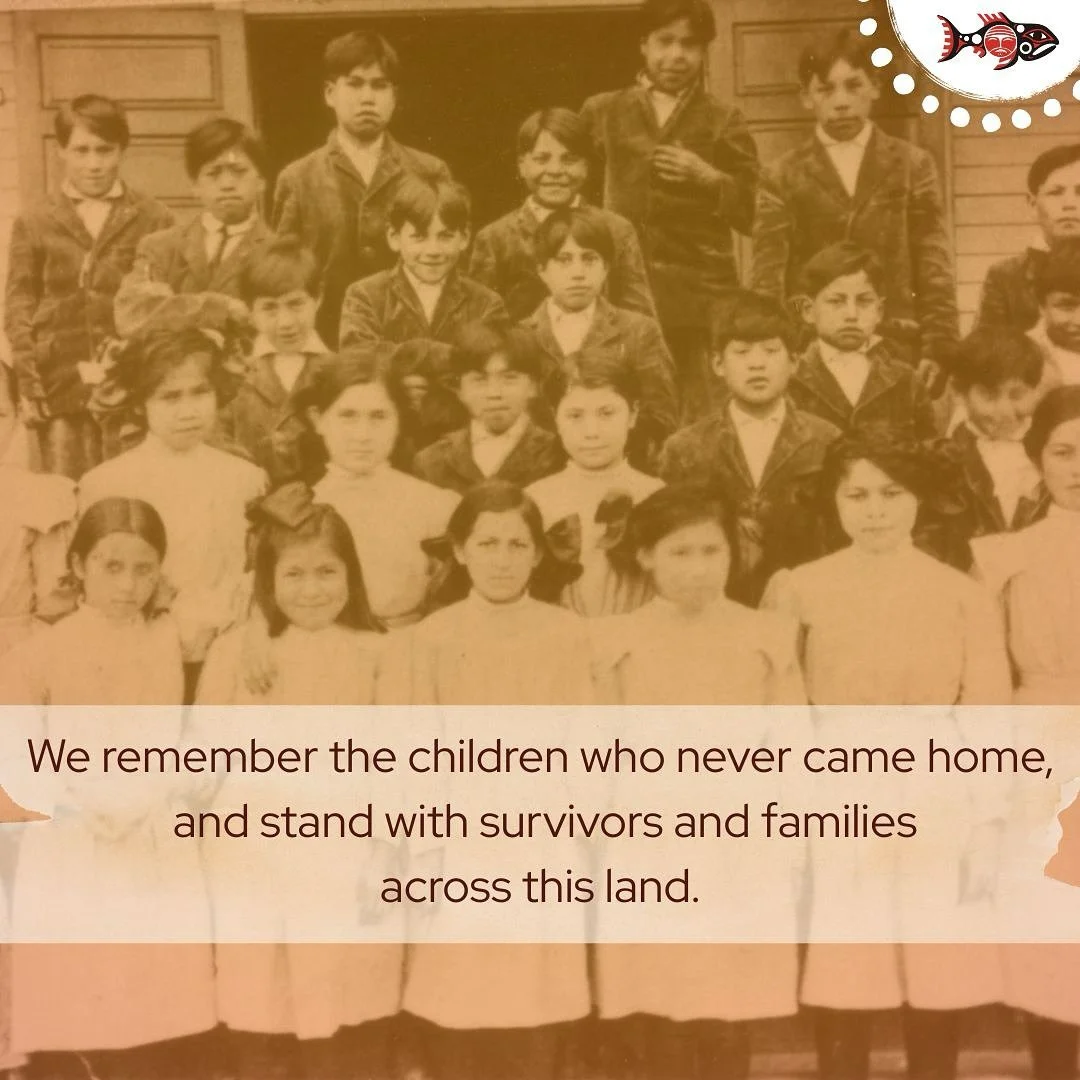 Today we stand with Indigenous peoples across this land in remembrance. 🧡 Every Child Matters.

repost@everydaychinook

Orange Shirt Day- Every Child Matters 

Today we honor and remember the children who never came home from residential and boardin