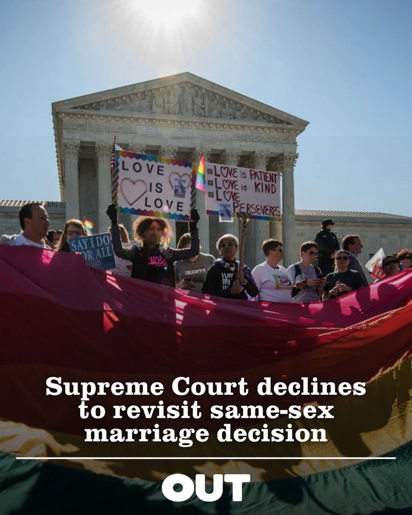 Repost from @outmagazine
&bull;
The U.S. Supreme Court has declined to hear Kim Davis&rsquo;s appeal &mdash; ending the former Kentucky clerk&rsquo;s long-running legal battle after she refused to issue marriage licenses to same-sex couples. 🌈

By l