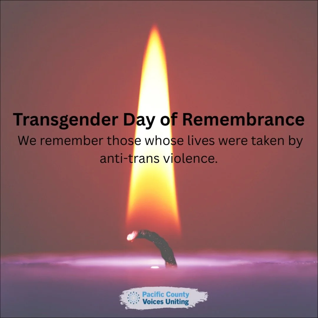 Transgender Day of Remembrance

Today, we honor Transgender Day of Remembrance. We remember the transgender and gender-diverse people whose lives were taken by violence, discrimination, and hate. Every name reflects someone who deserved safety, digni