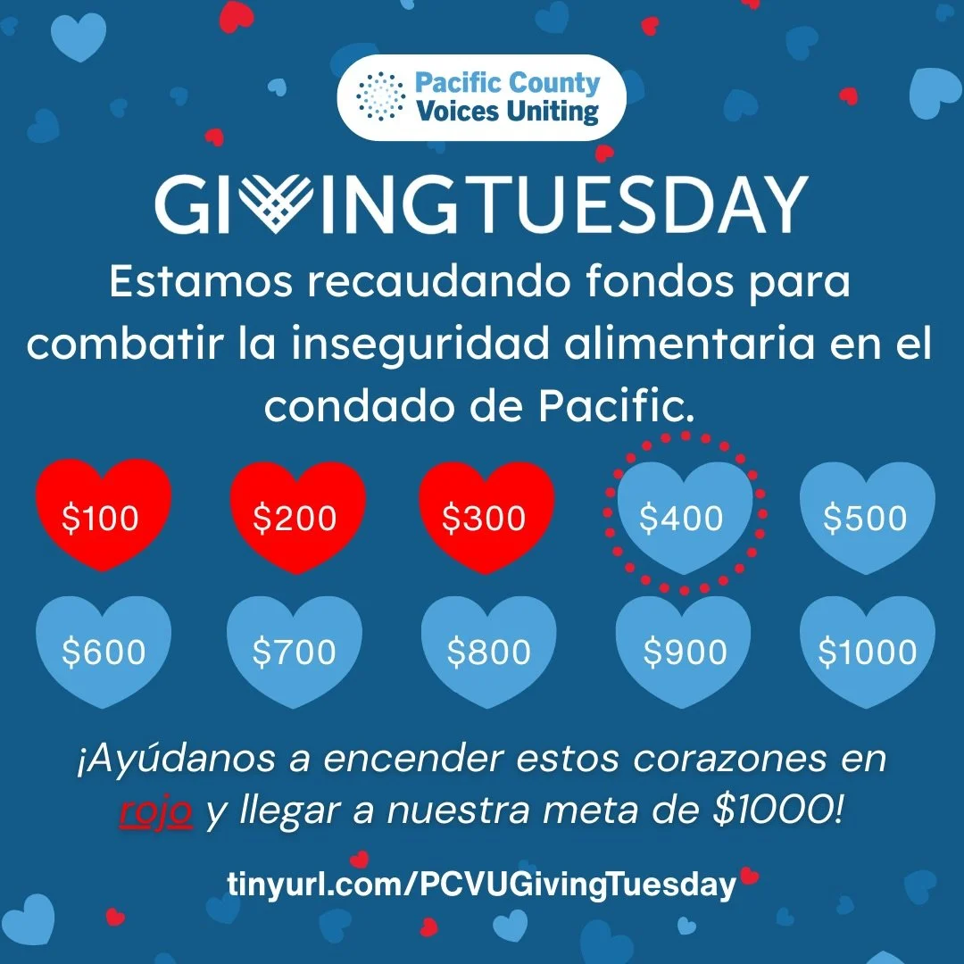 Three hearts filled already! ❤️❤️❤️ Thank you to everyone who has supported our Giving Tuesday campaign so far. Every $100 fills another heart, and your generosity is helping us get closer to our goal.
Food insecurity continues to affect many familie