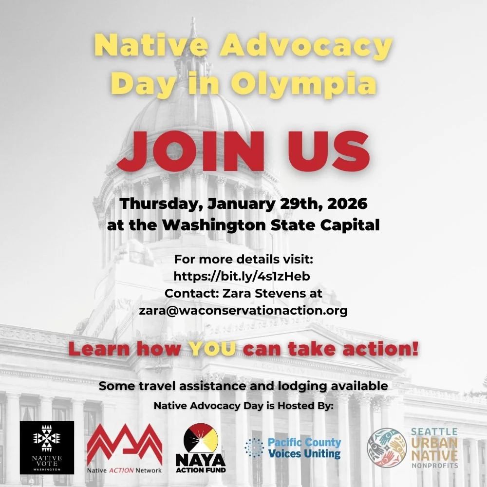 Repost from @nativevotewashington
&bull;
Have you registered for Native Advocacy Day yet? 👀 It&rsquo;s not too late to sign up! 

Join us on Thursday, January 29 in Olympia from 9am to 3pm. Make Tribal sovereignty and Indigenous rights a top priorit