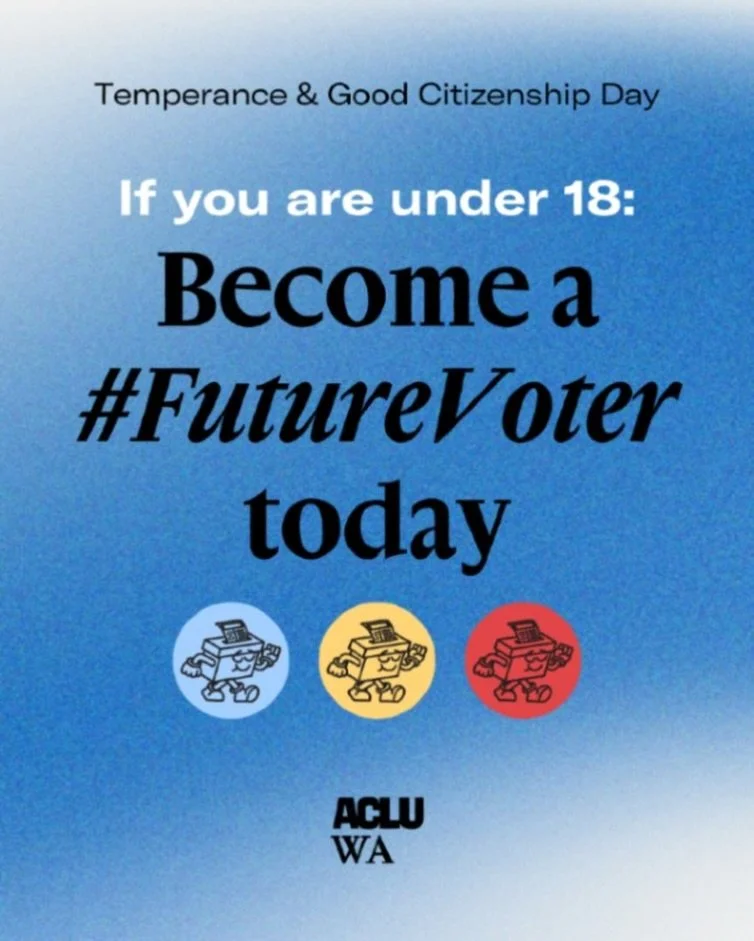 Repost from @acluwa
&bull;
Fun Fact: A Washington holiday you&rsquo;ve probably never heard of &mdash; Temperance &amp; Good Citizenship Day &mdash; was created during the height of Prohibition (AKA the era of banning booze).

What started as a day t